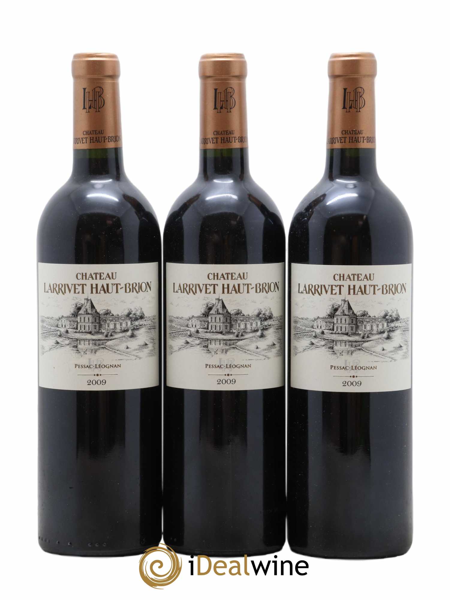 Château Larrivet Haut-Brion 2009 - Lot de 12 bouteilles - 2
