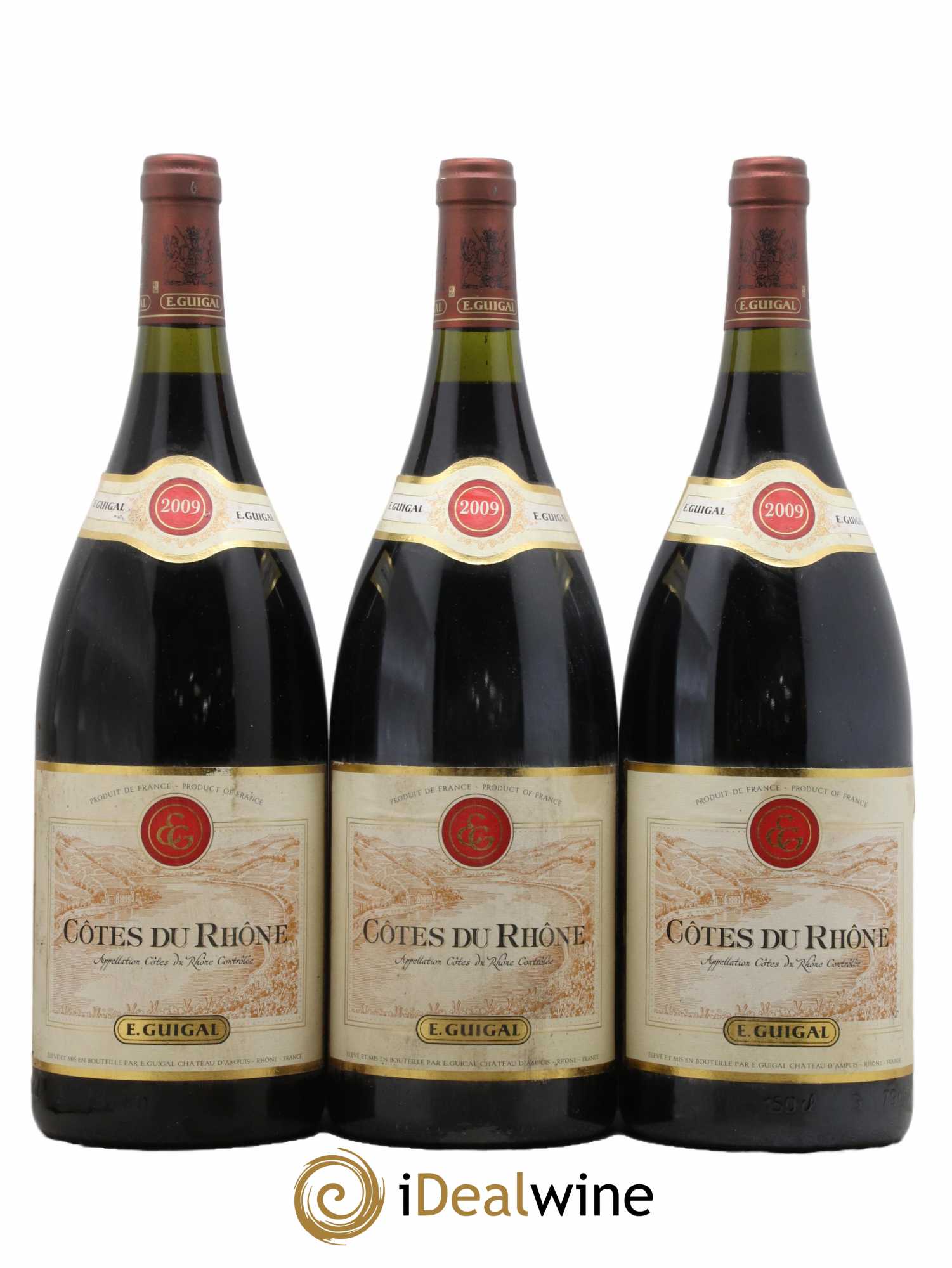 Côtes-du-Rhône Guigal 2009 - Lot de 3 magnums - 0