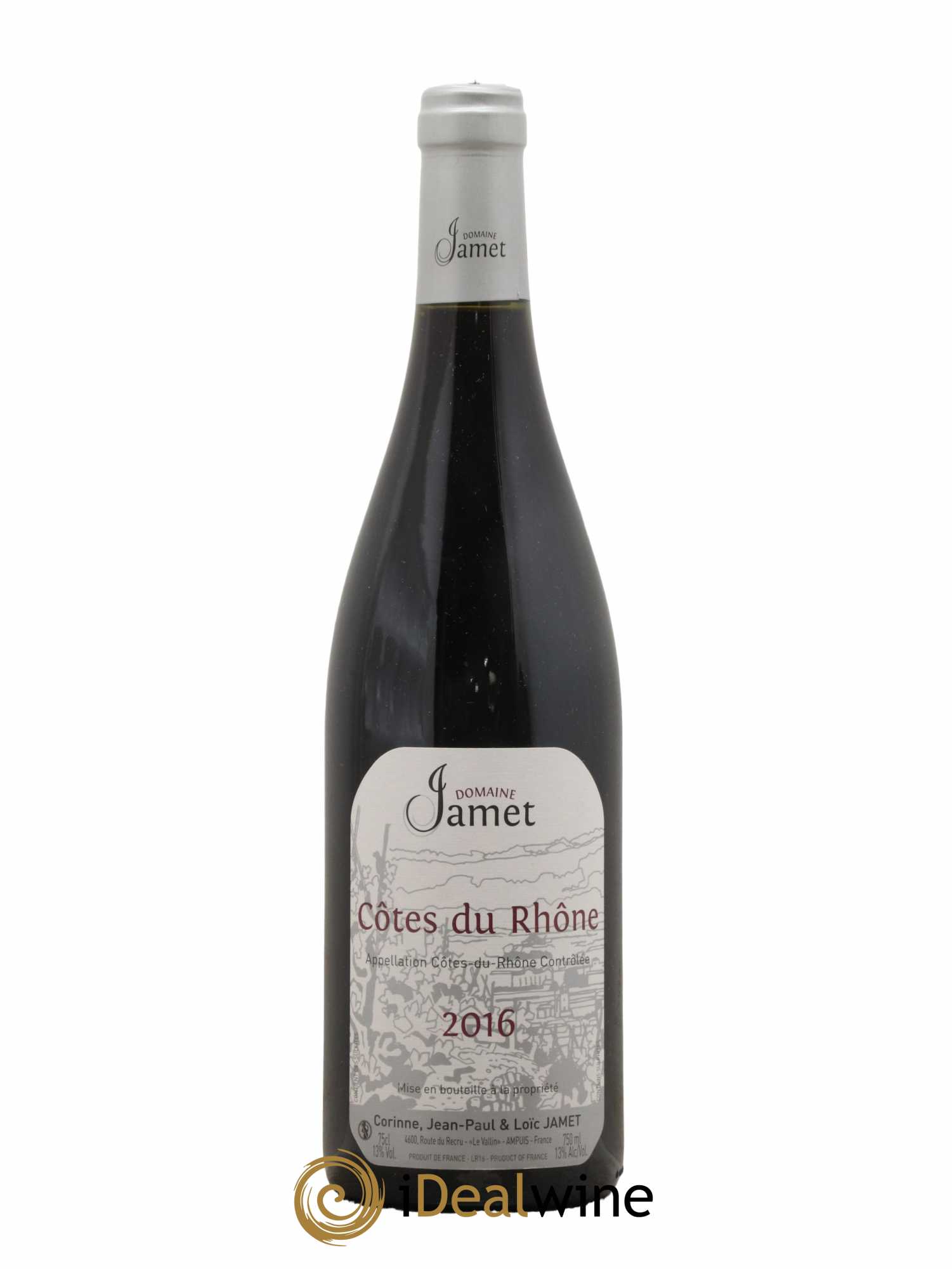 Côtes-du-Rhône Jamet (Domaine) 2016 - Lot de 1 bouteille - 0