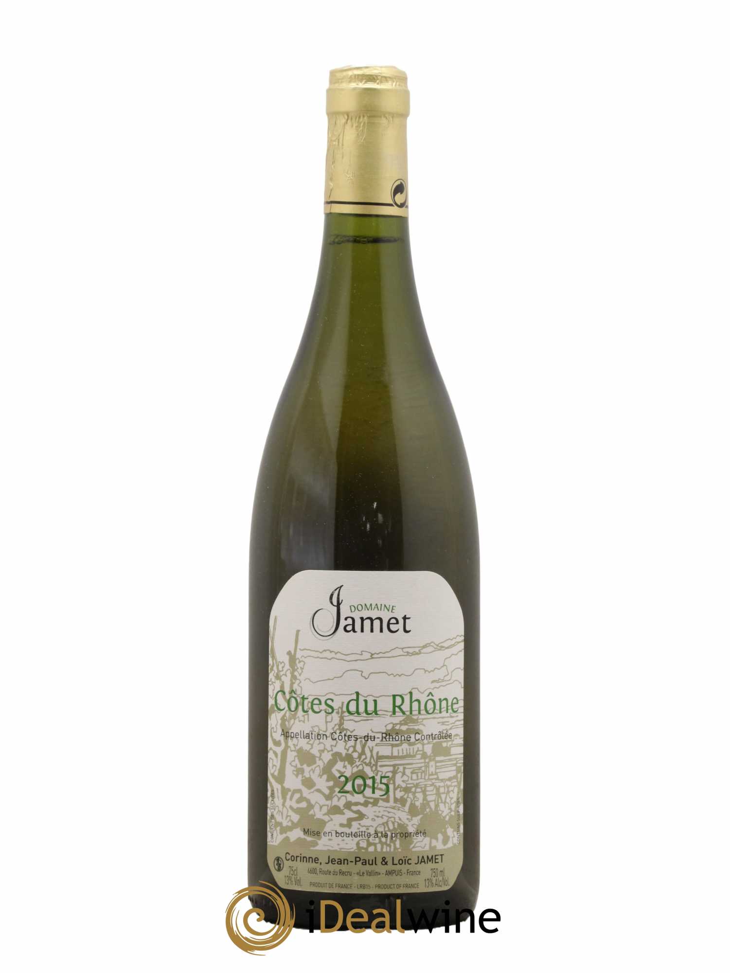 Côtes-du-Rhône Jamet (Domaine) 2015 - Lot de 1 bouteille - 0