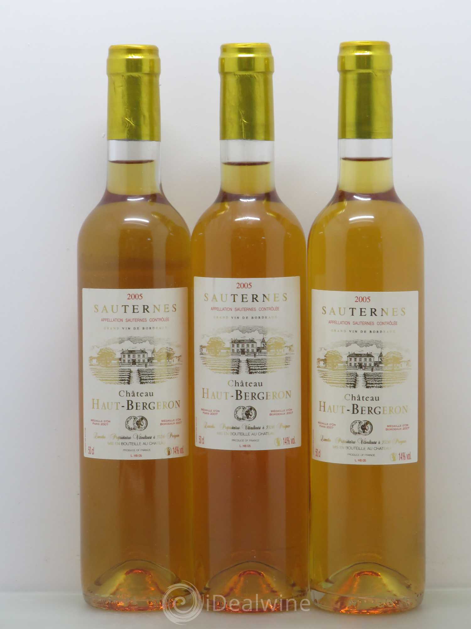 Château Haut-Bergeron (50cl) 2005 - Lotto di 6 bottiglie - 1