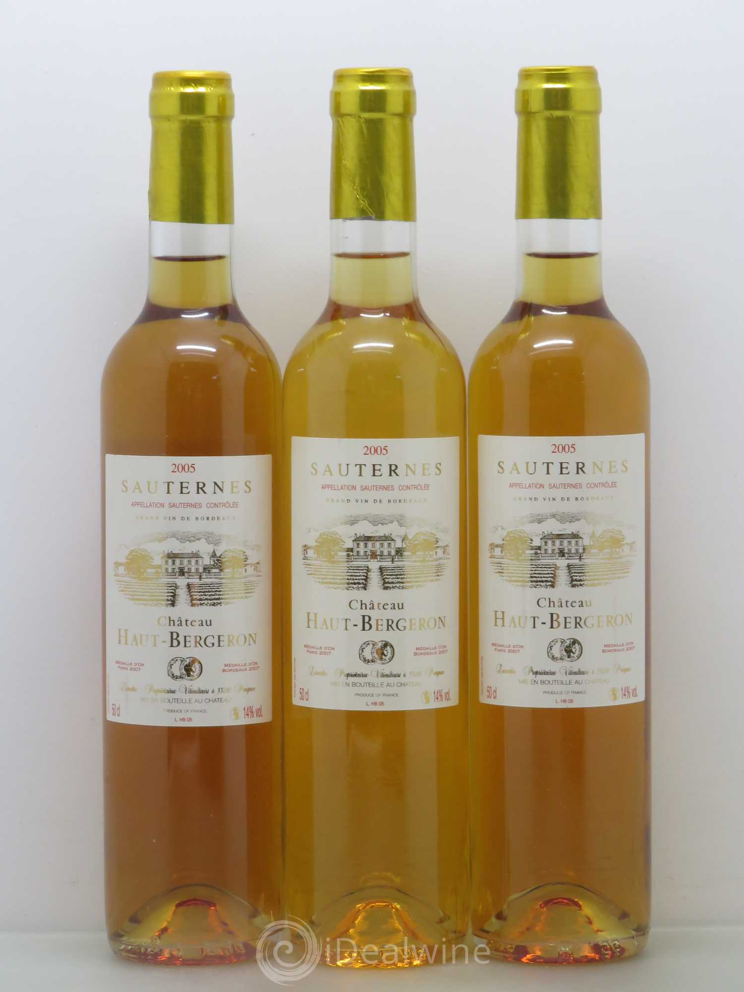 Château Haut-Bergeron (50cl) 2005 - Lotto di 6 bottiglie - 2
