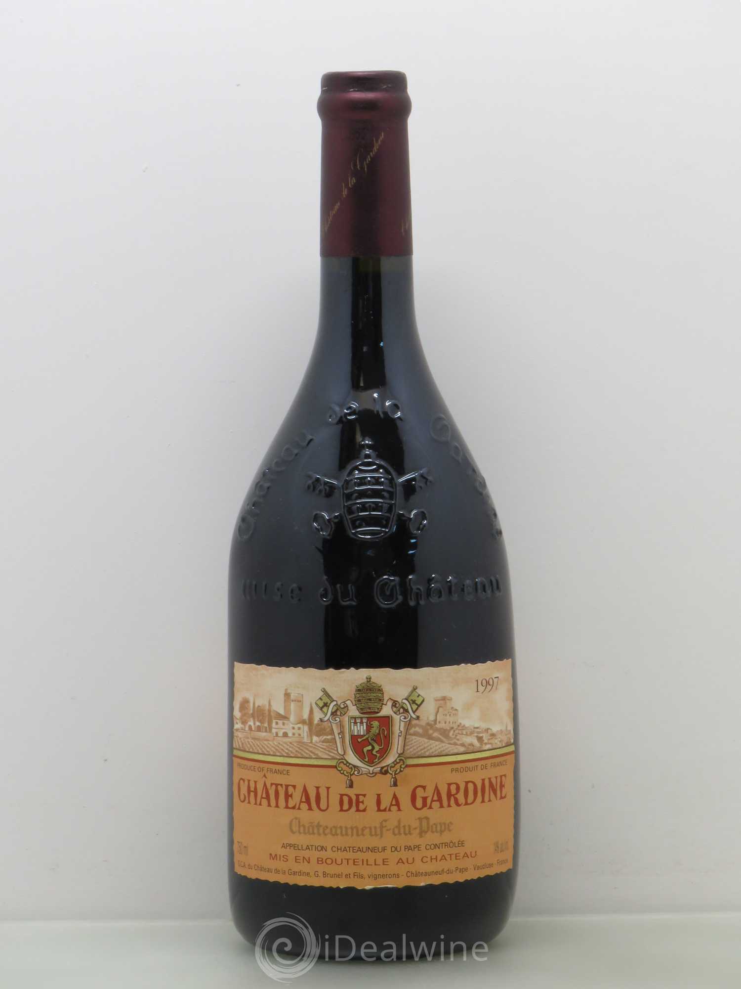 Châteauneuf-du-Pape Château de La Gardine Famille Brunel 1997 - Lot de 1 bouteille - 0