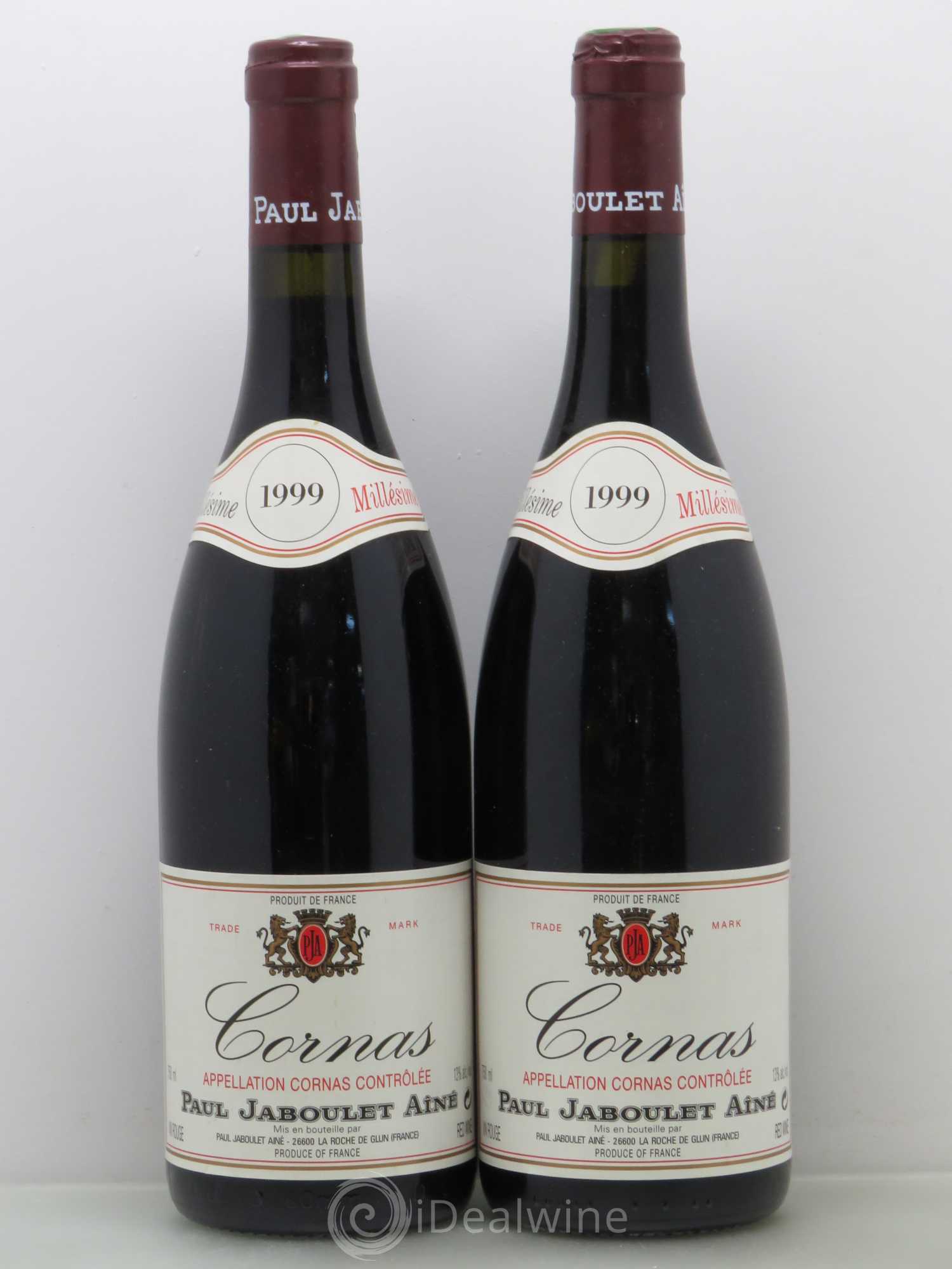 Cornas Paul Jaboulet Ainé 1999 - Lot de 2 bouteilles - 0