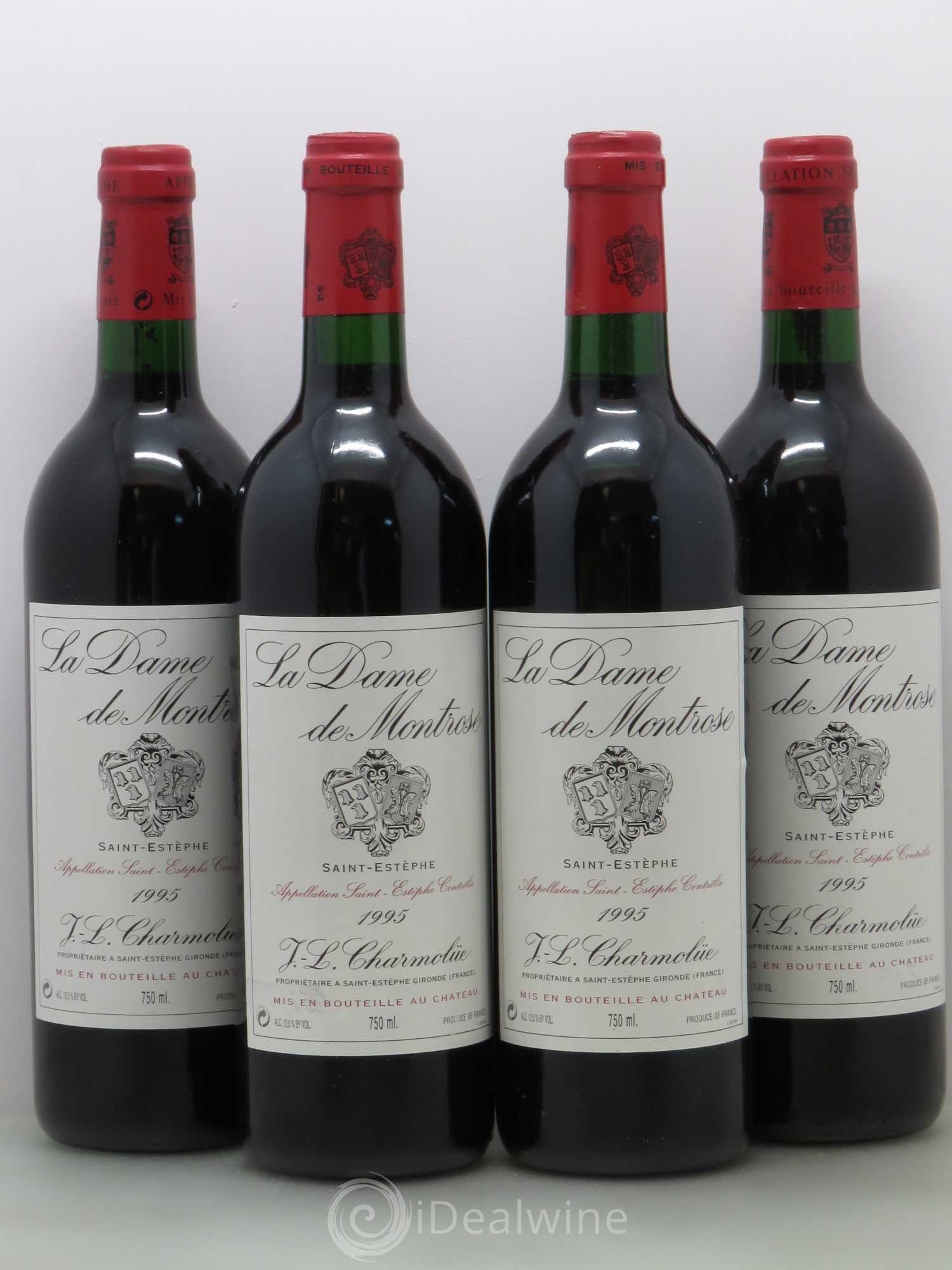 La Dame de Montrose Second Vin 1995 - Lot de 4 bouteilles - 0