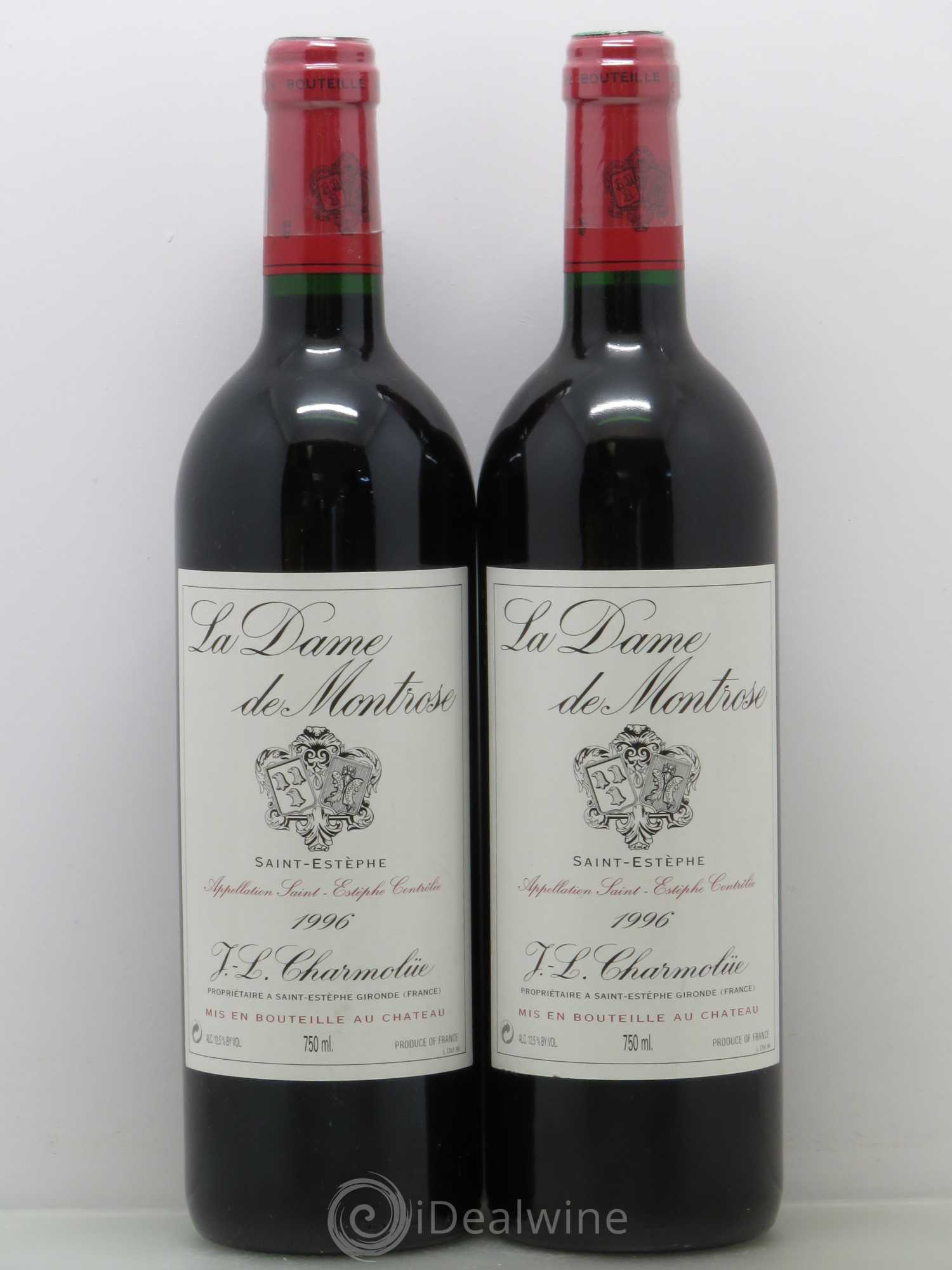 La Dame de Montrose Second Vin 1996 - Lot de 2 bouteilles - 0