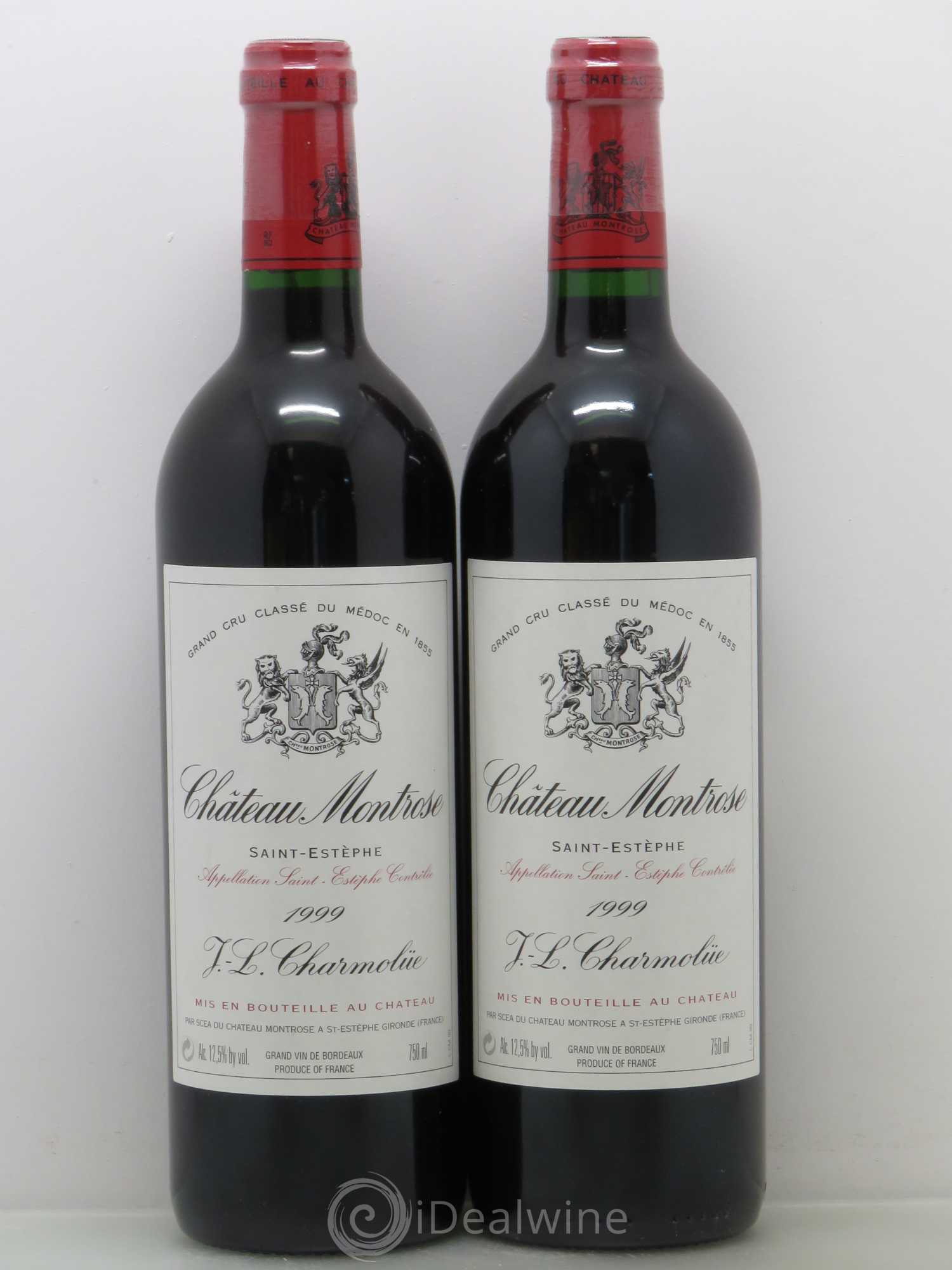 Château Montrose 2ème Grand Cru Classé 1999 - Lot de 2 bouteilles - 0