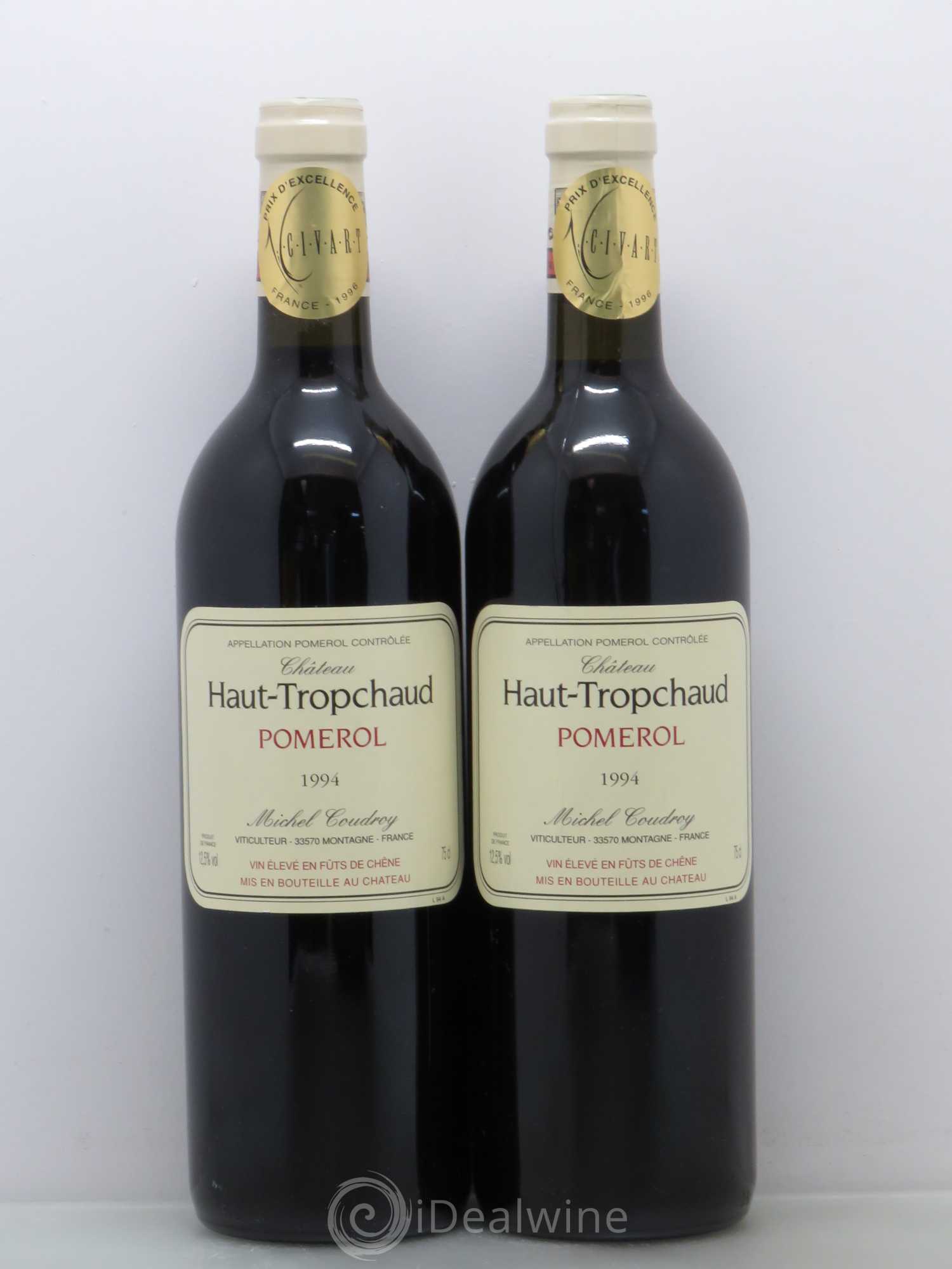 Château Haut Tropchaud 1994 - Lot de 2 bouteilles - 0