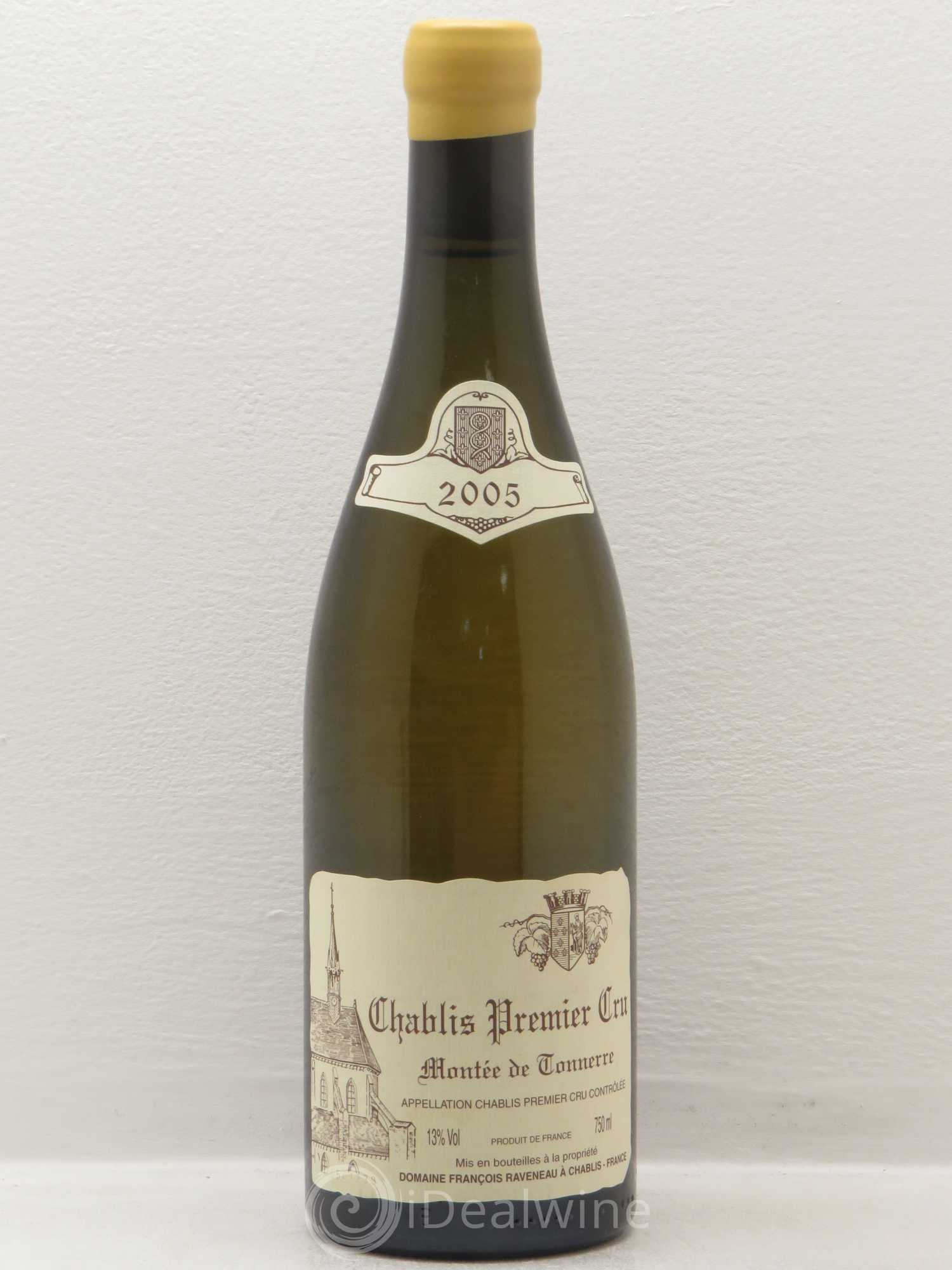 Chablis 1er Cru Montée de Tonnerre Raveneau (Domaine) 2005 - Lot de 1 bouteille - 0