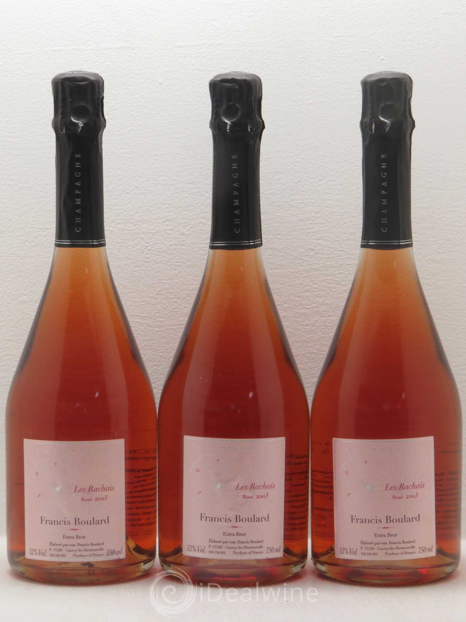 Champagne - Rachais Boulard 2005 - Lot de 3 bouteilles - 0