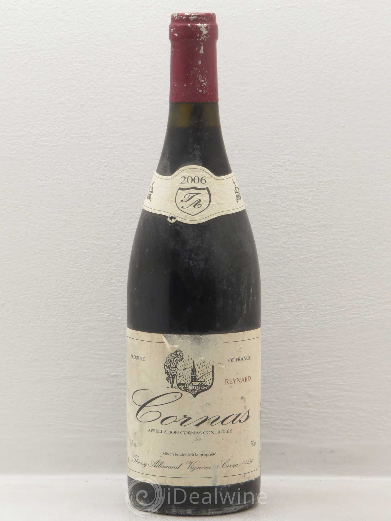 Cornas Reynard Thierry Allemand 2006 - Lot de 1 bouteille - 0