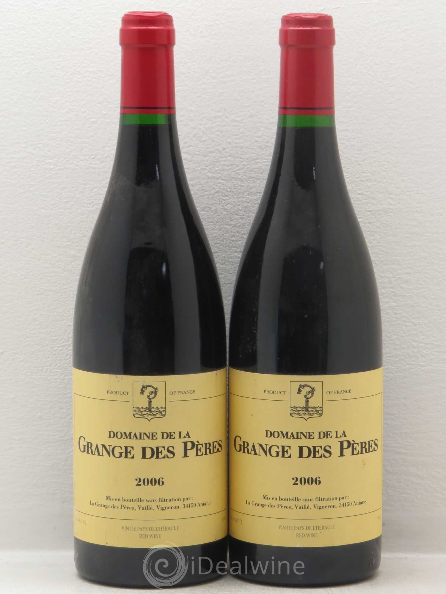 Pays d'Hérault Grange des Pères Laurent Vaillé 2006 - Lot de 2 bouteilles - 0