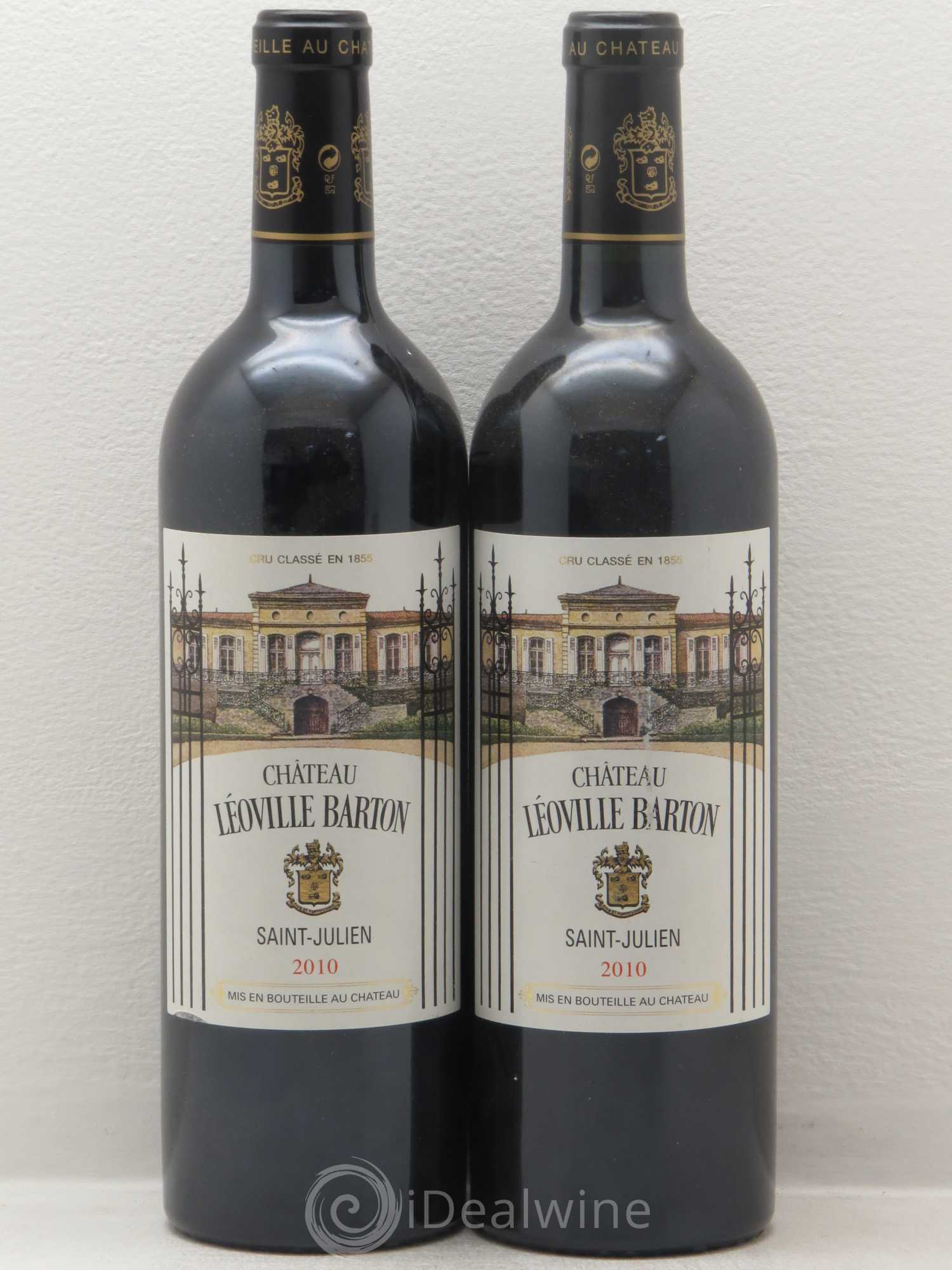 Château Léoville Barton 2ème Grand Cru Classé 2010 - Lot de 2 bouteilles - 0