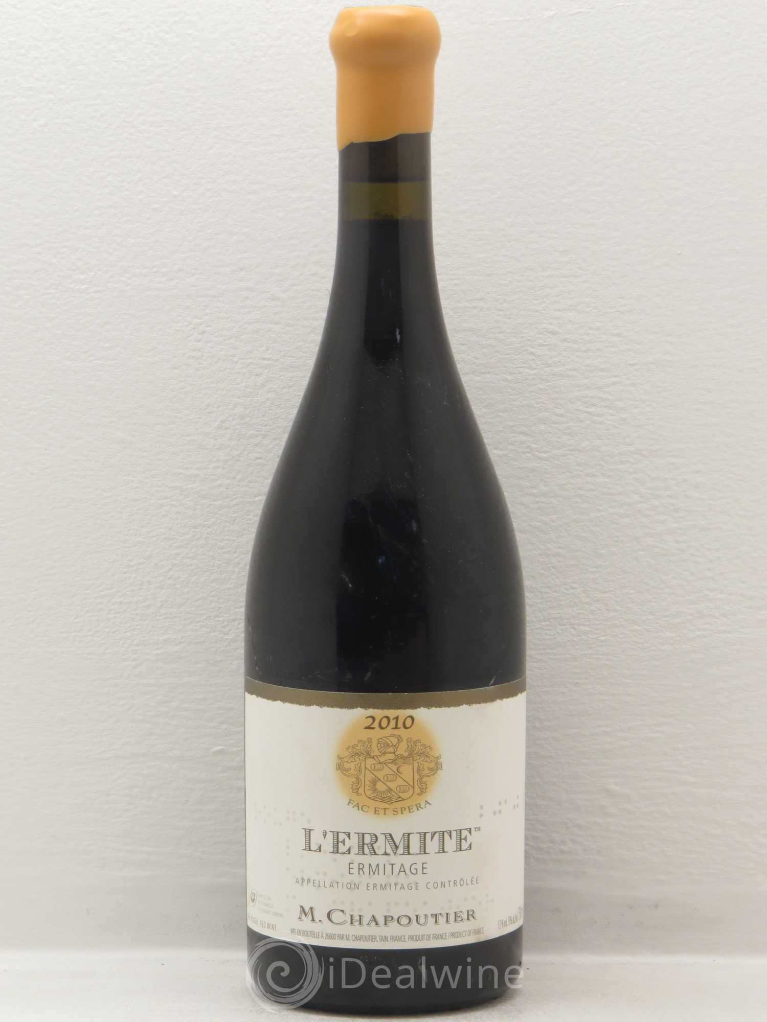 Côte-Rôtie Chapoutier Ermite 2010 - Lot de 1 bouteille - 0