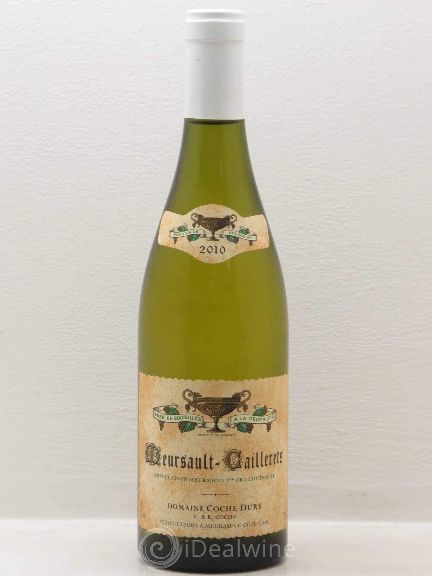 Meursault 1er Cru Caillerets Coche Dury (Domaine) 2010 - Lot de 1 bouteille - 0