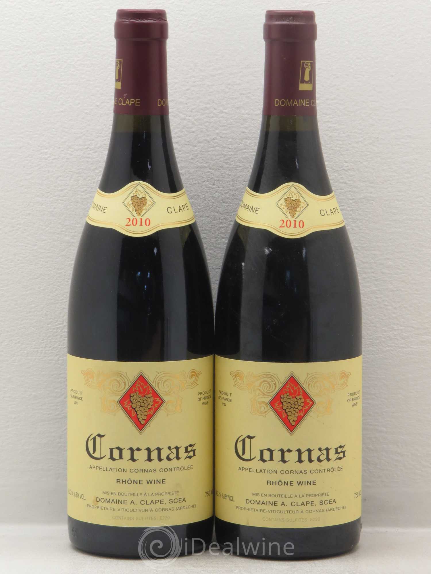Cornas Auguste Clape 2010 - Lot de 2 bouteilles - 0