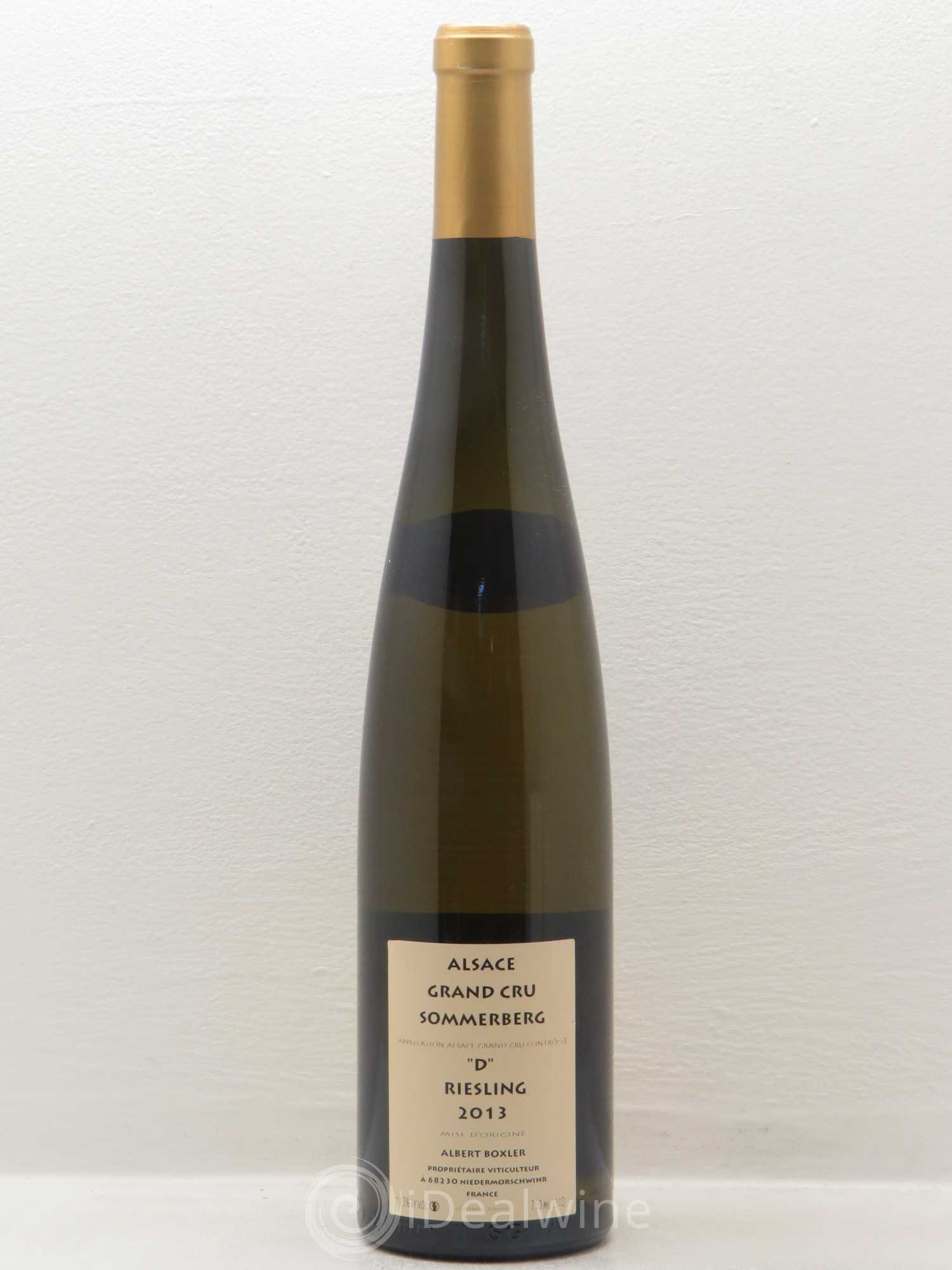 Riesling Sommerberg D Boxler 2013 - Posten von 1 Flasche - 1