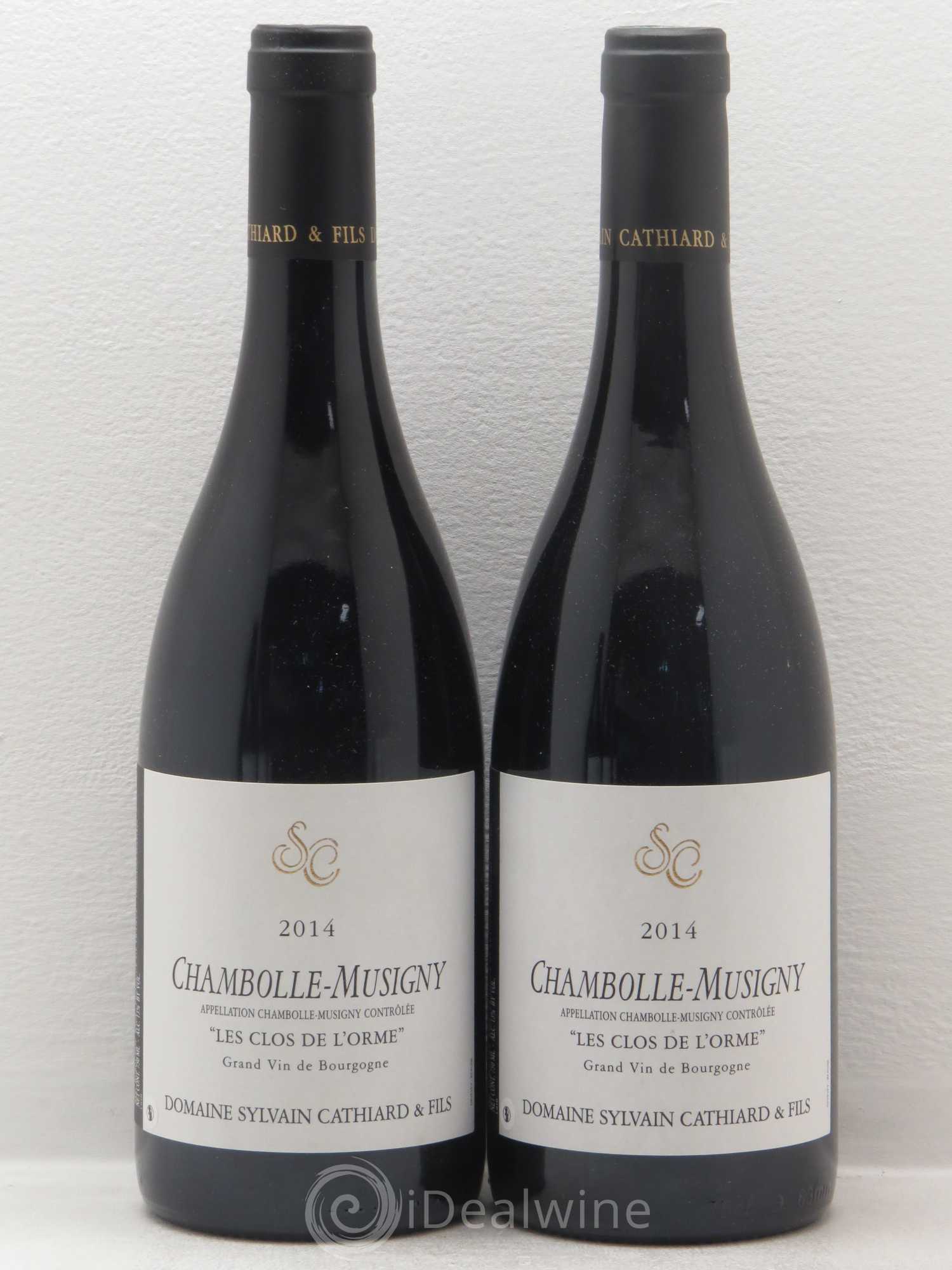 Chambolle-Musigny Les Clos de l'Orme Sylvain Cathiard & Fils 2014 - Lot de 2 bouteilles - 0