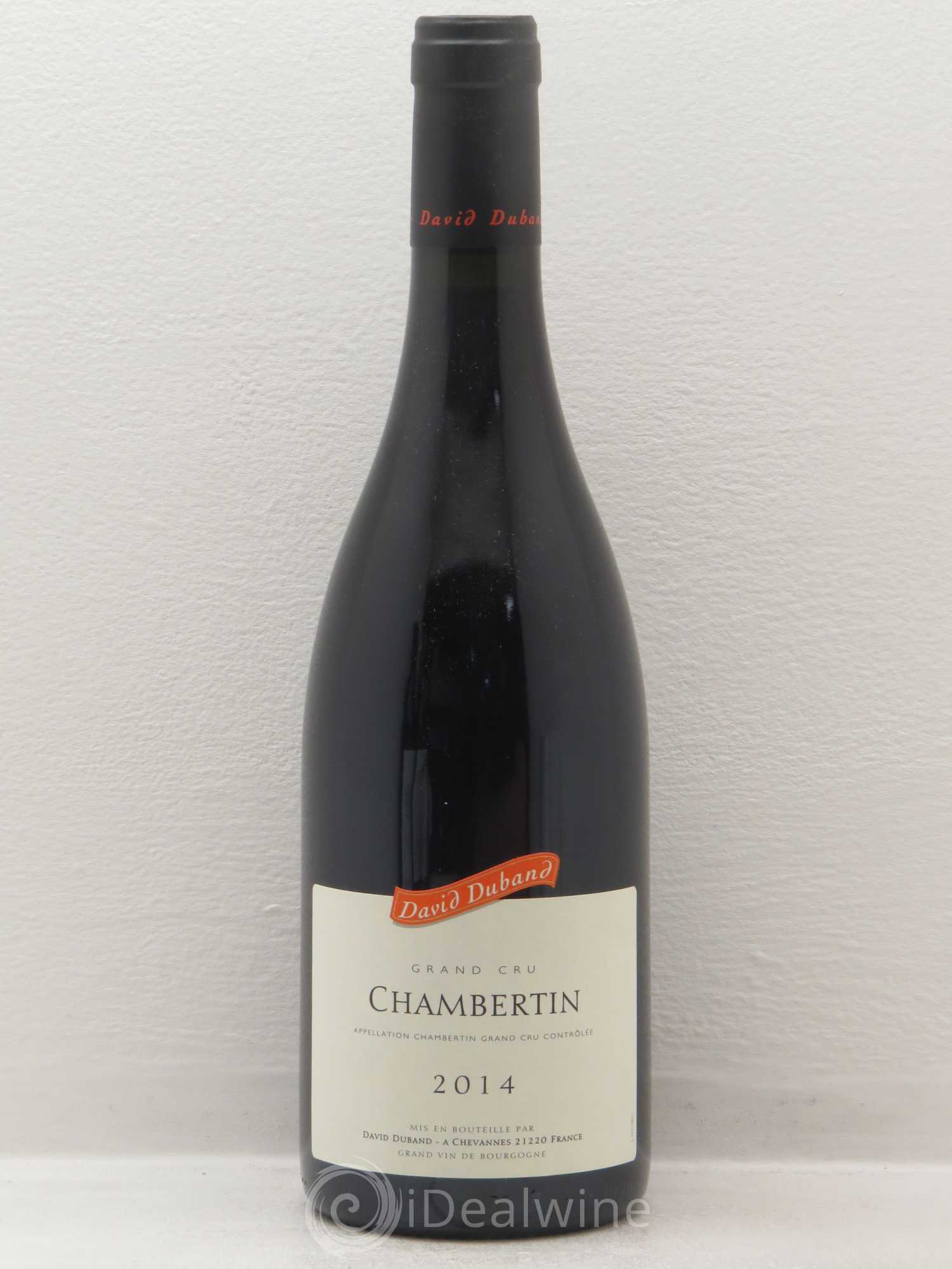Chambertin Grand Cru David Duband 2014 - Lot de 1 bouteille - 0