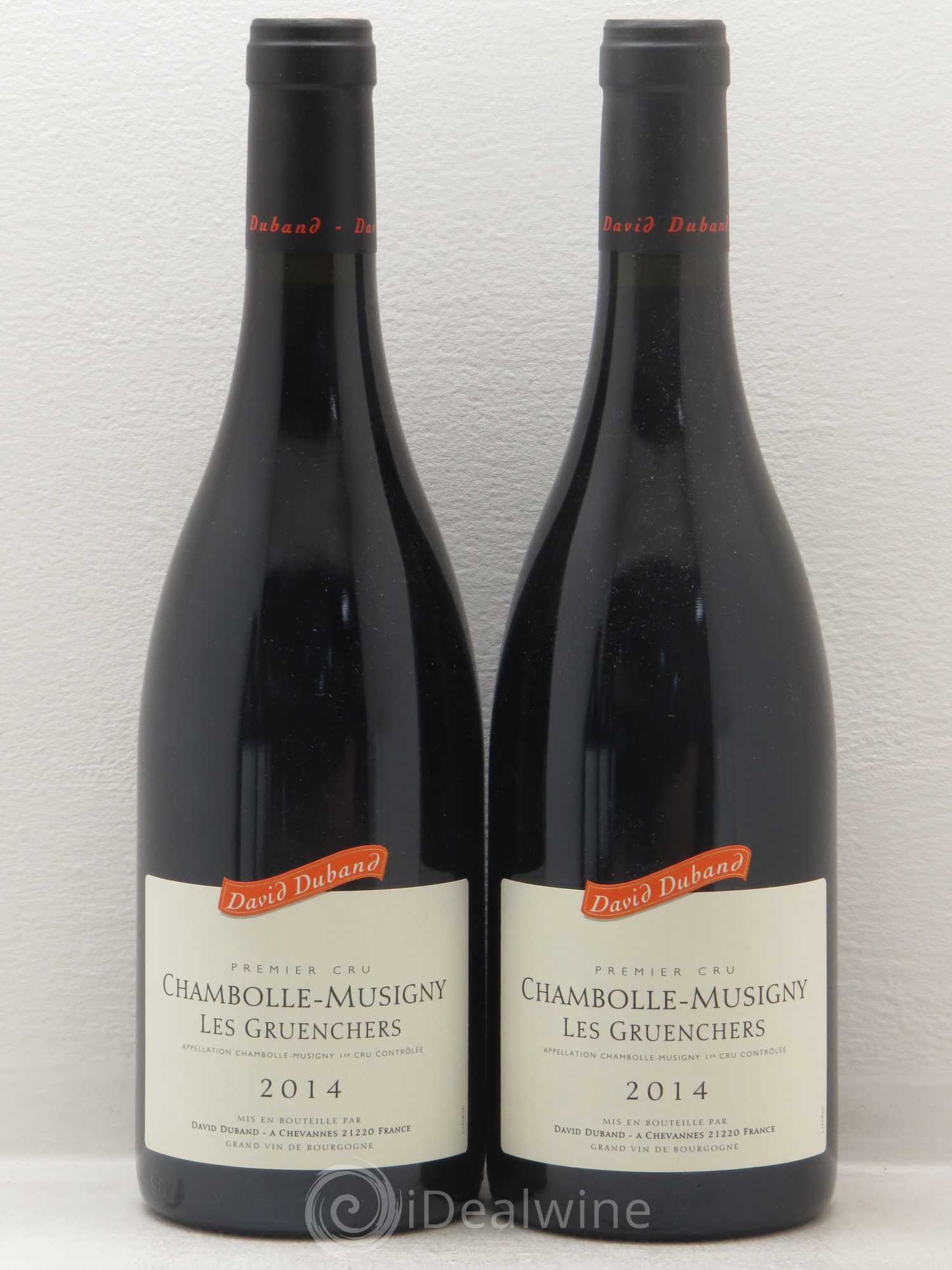 Chambolle-Musigny 1er Cru Les Gruenchers David Duband (Domaine) 2014 - Lot de 2 bouteilles - 0