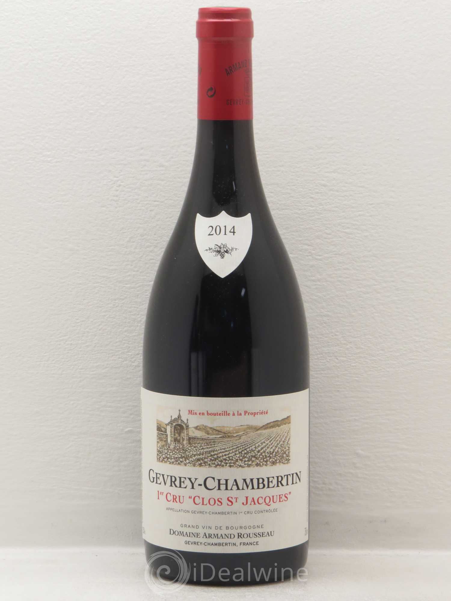 Gevrey-Chambertin 1er Cru Clos Saint-Jacques Armand Rousseau (Domaine) 2014 - Lot de 1 bouteille - 0