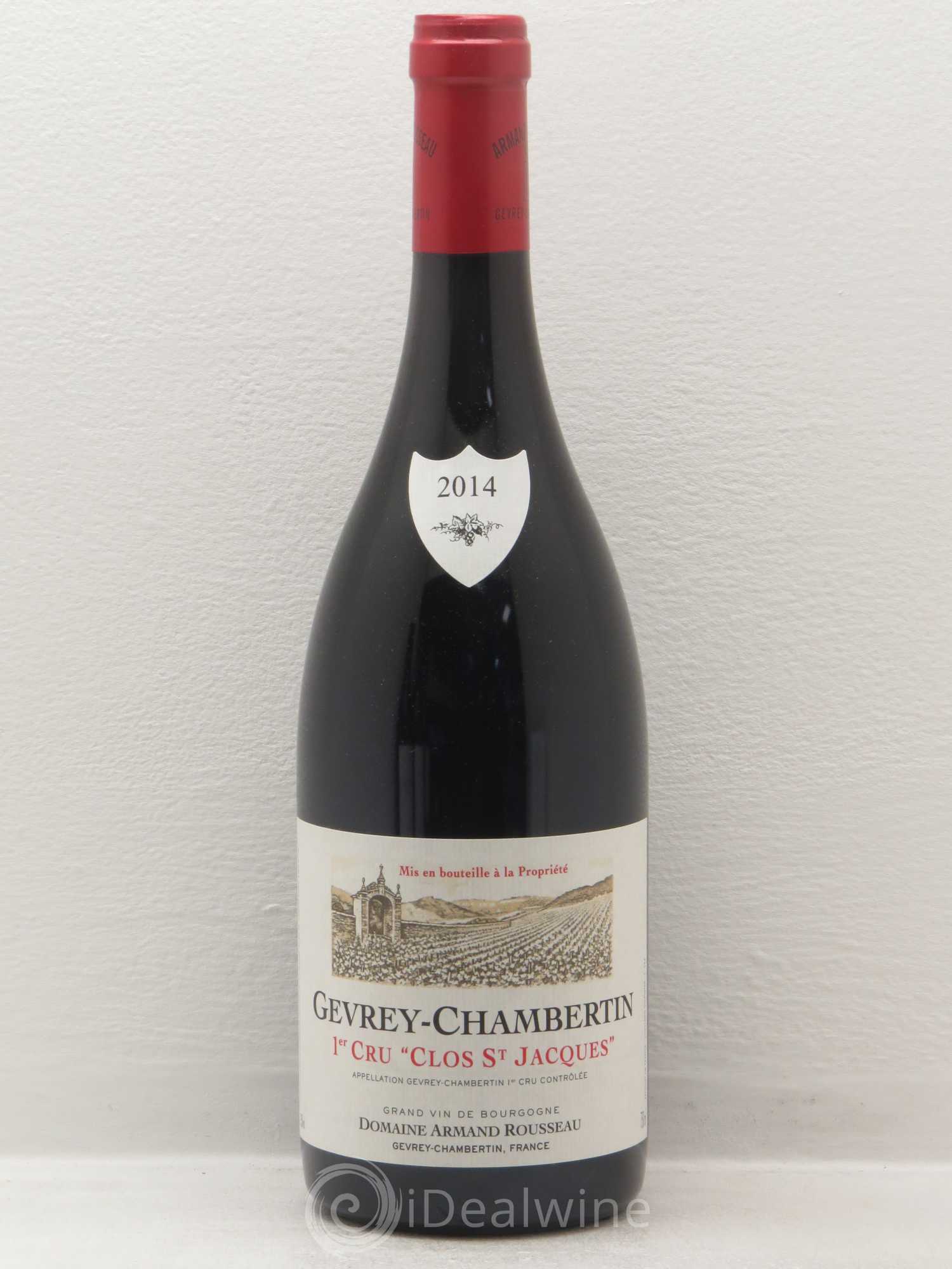 Gevrey-Chambertin 1er Cru Clos Saint-Jacques Armand Rousseau (Domaine) 2014 - Lot de 1 bouteille - 0