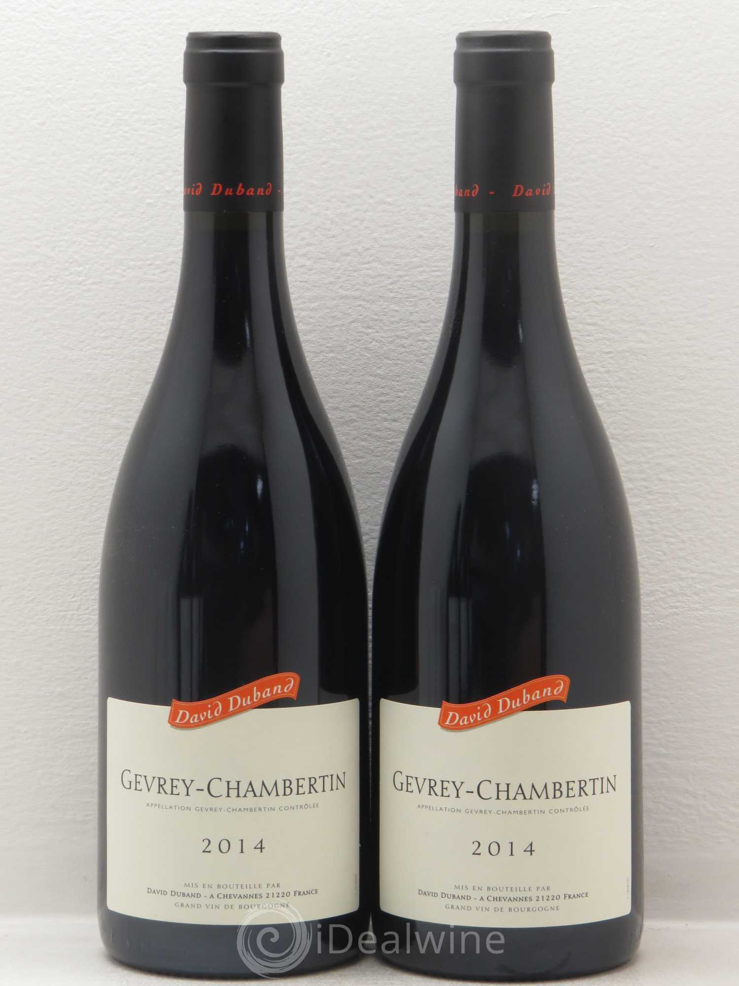 Gevrey-Chambertin David Duband (Domaine) 2014 - Lot de 2 bouteilles - 0