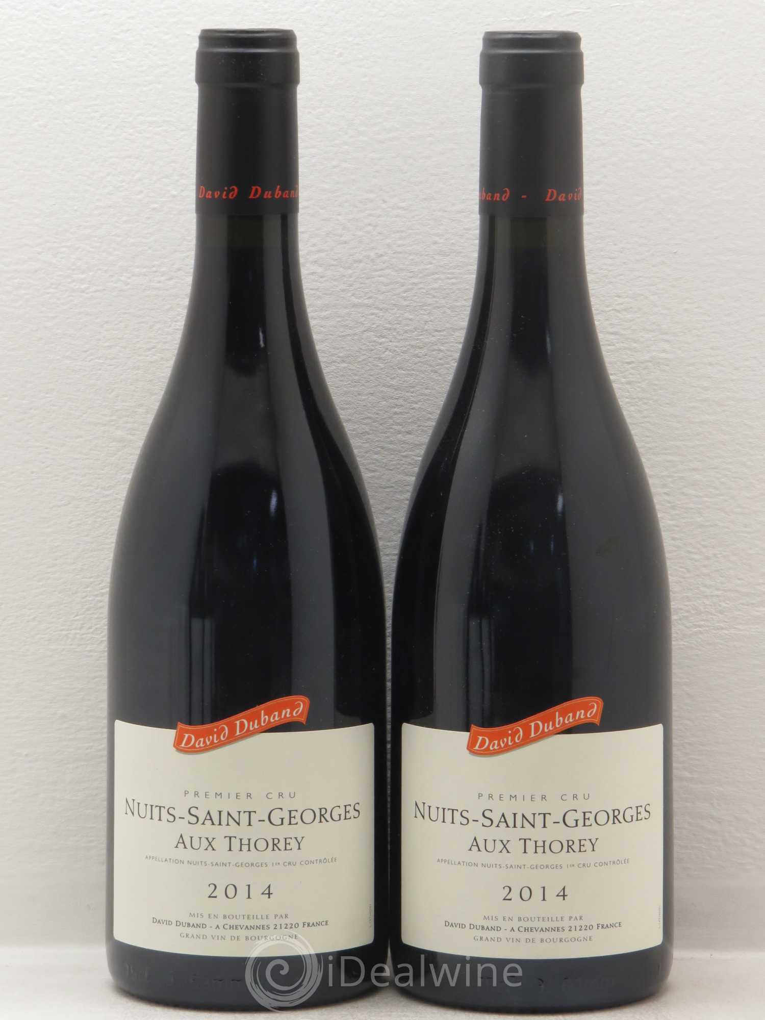 Nuits-Saint-Georges 1er Cru Aux Thorey David Duband 2014 - Lot de 2 bouteilles - 0