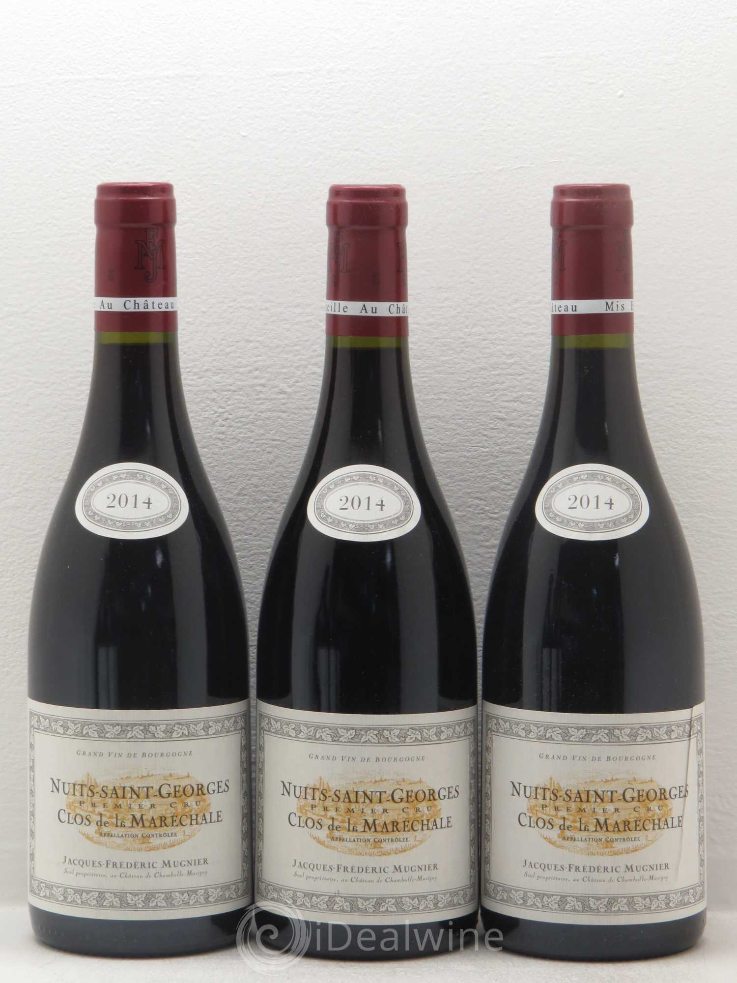Nuits-Saint-Georges 1er Cru Clos de La Maréchale Jacques-Frédéric Mugnier 2014 - Lot de 3 bouteilles - 0