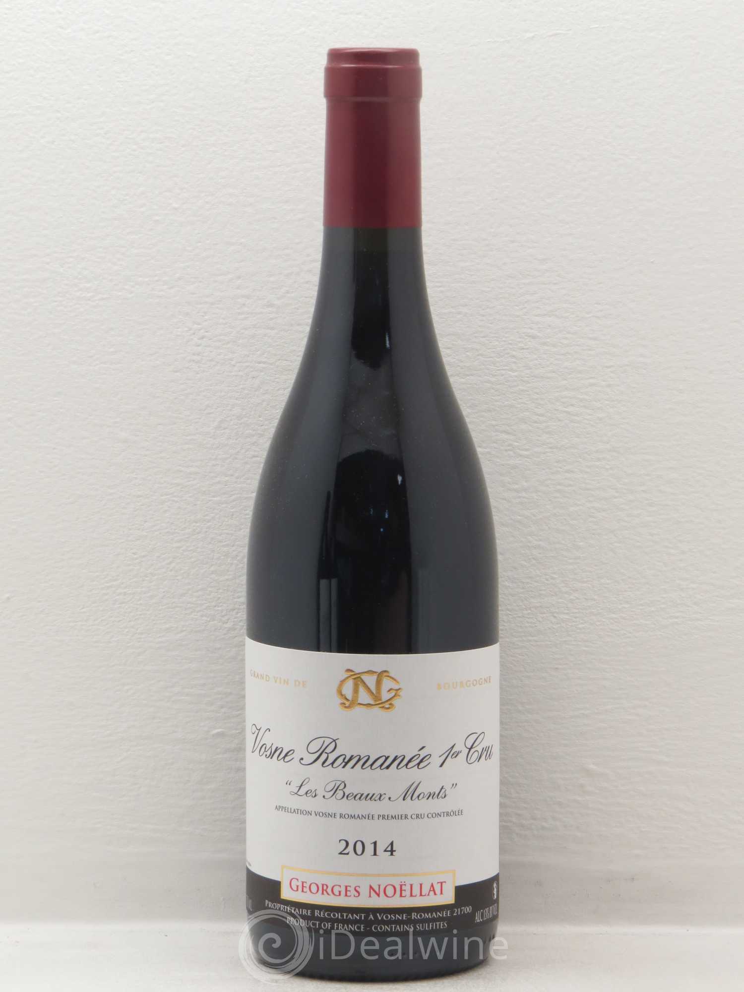 Vosne-Romanée 1er Cru Les Beaux monts Georges Noellat 2014 - Posten von 1 Flasche - 0