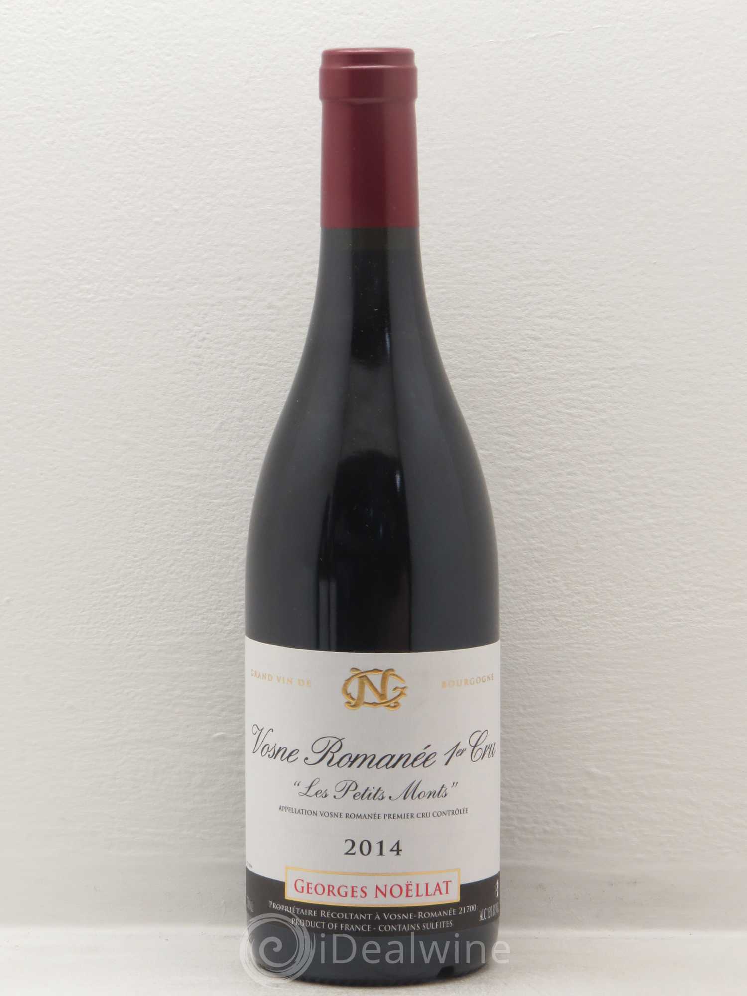 Vosne-Romanée 1er Cru Les Petits Monts Georges Noellat 2014 - Posten von 1 Flasche - 0