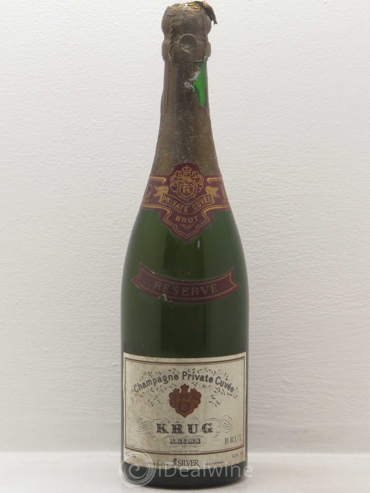 Champagne Krug Private Cuvée Reserve - Posten von 1 Flasche - 0