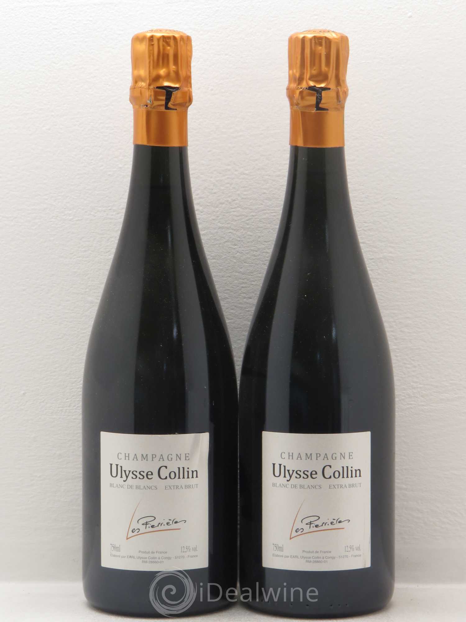 Les Pierrières Blancs de Blancs Extra-Brut Ulysse Collin - Lot de 2 bouteilles - 0