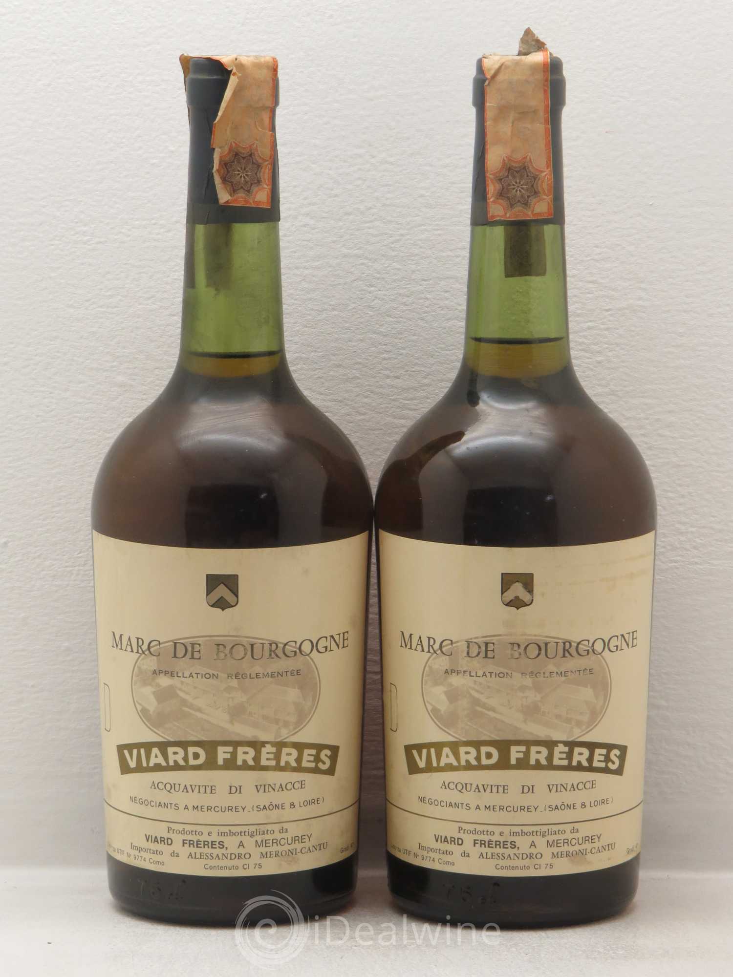 Marc de Bourgogne Viard Frères - Posten von 2 Flaschen - 0