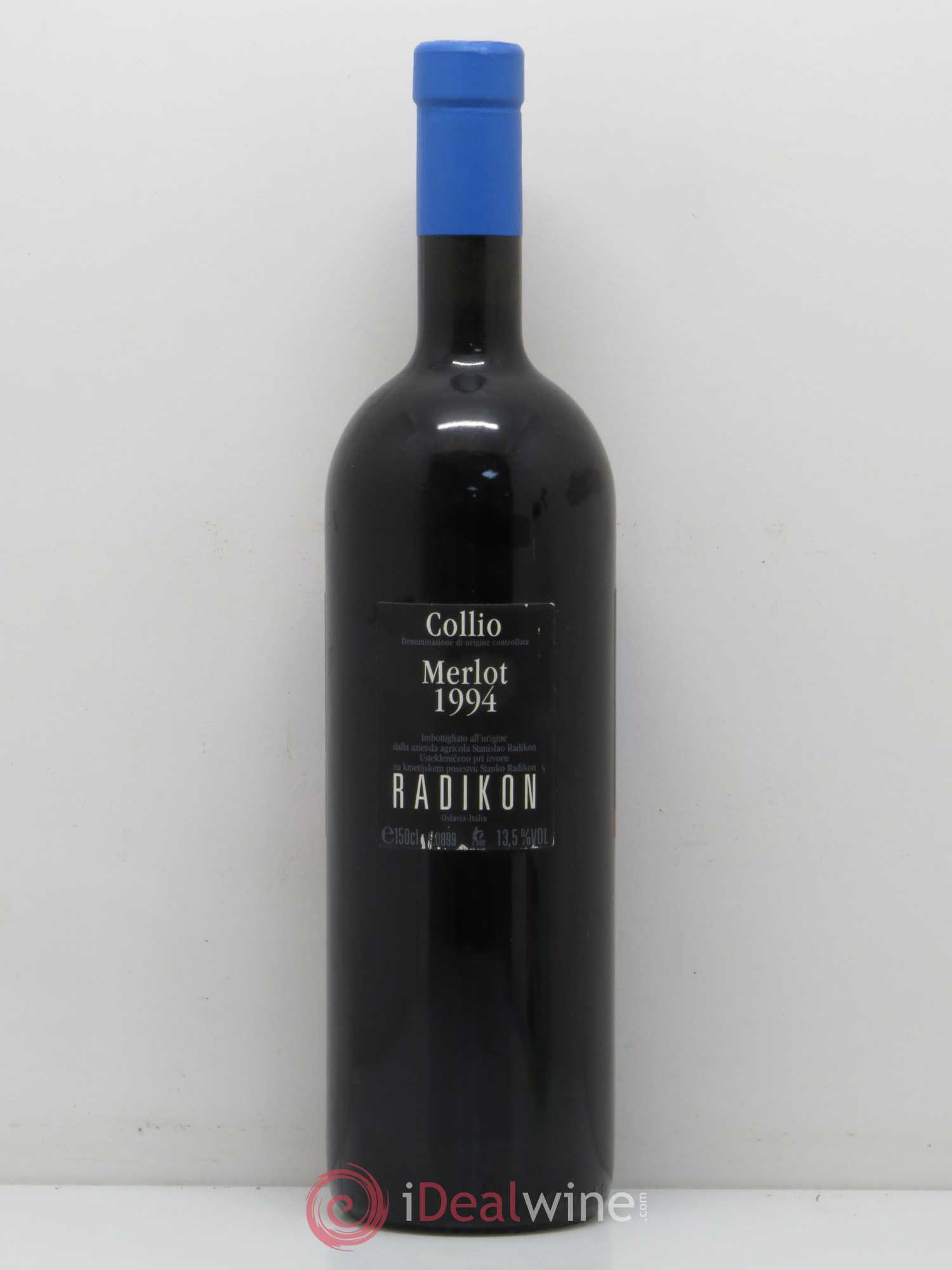 Italie Merlot Radikon 1994 - Lot de 1 bouteille - 1