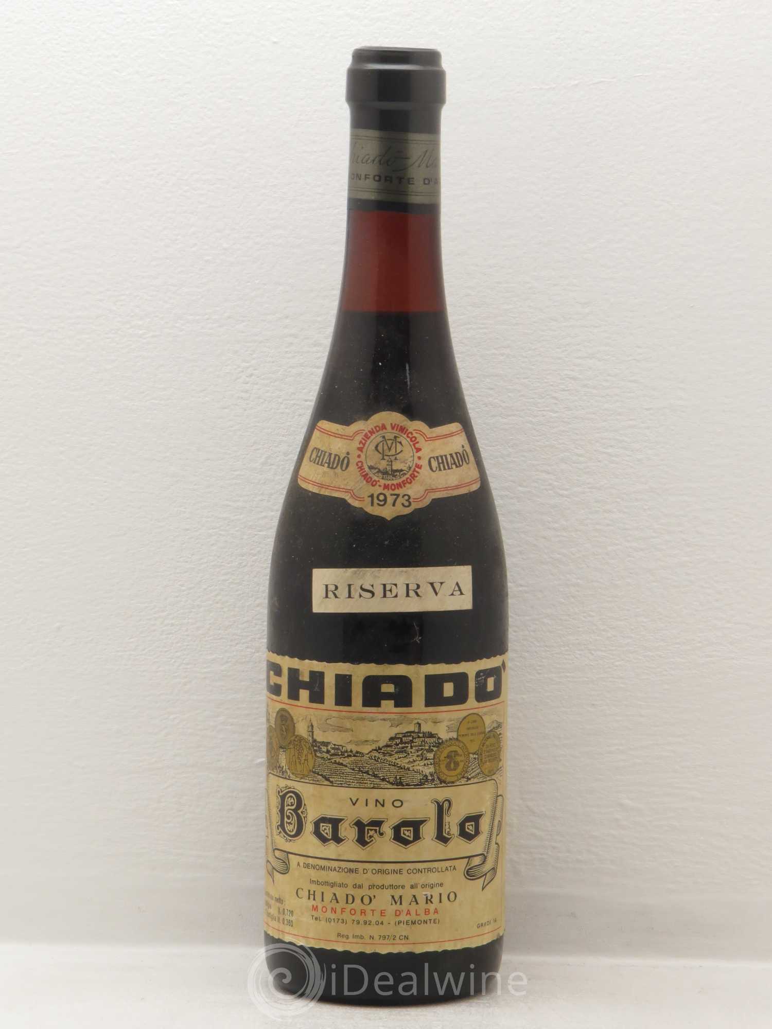 Barolo Riserva Chiado 1973 - Posten von 1 Flasche - 0