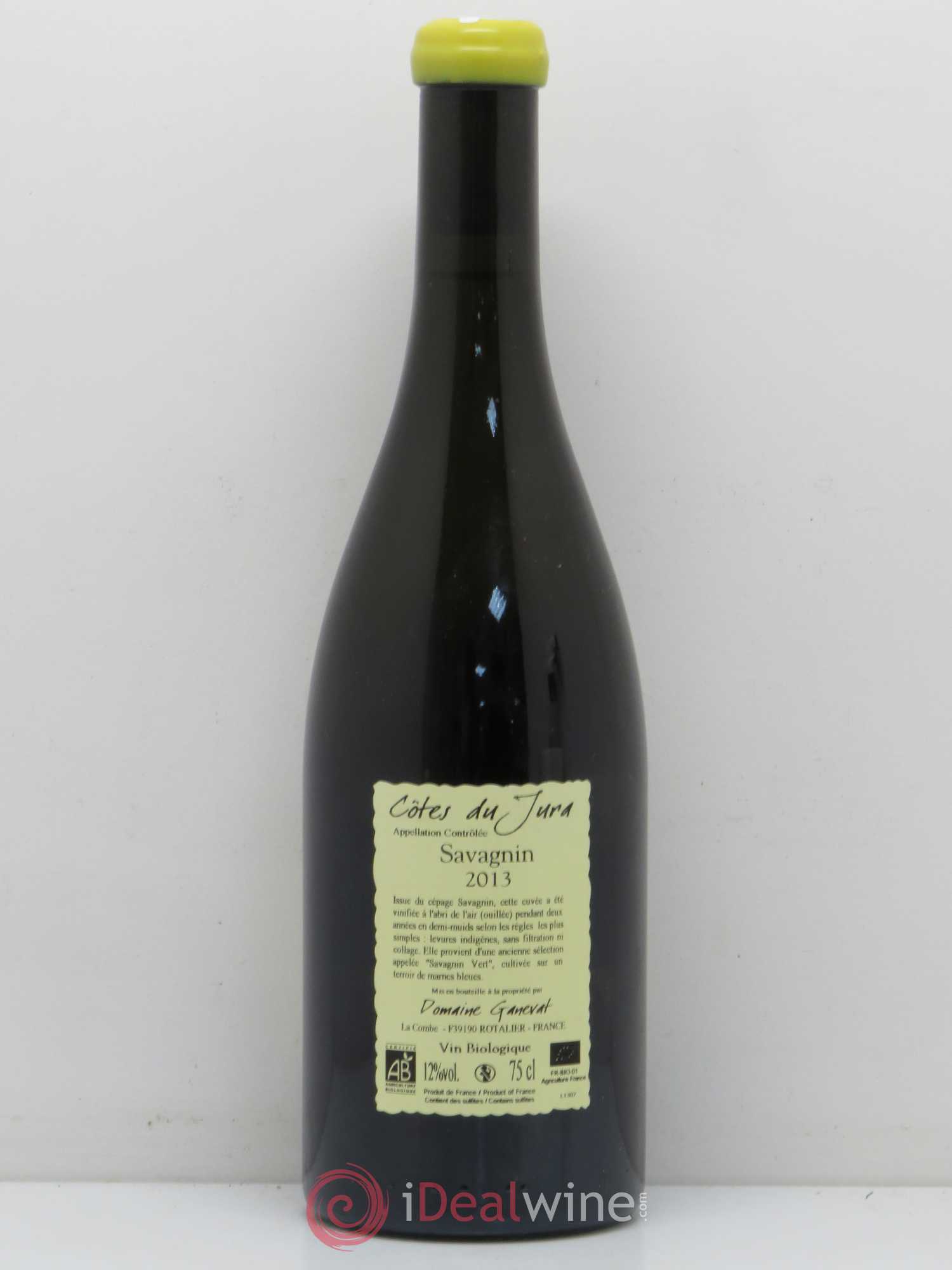 Côtes du Jura Les Chalasses Marnes Bleues Jean-François Ganevat (Domaine) 2013 - Lot de 1 bouteille - 1