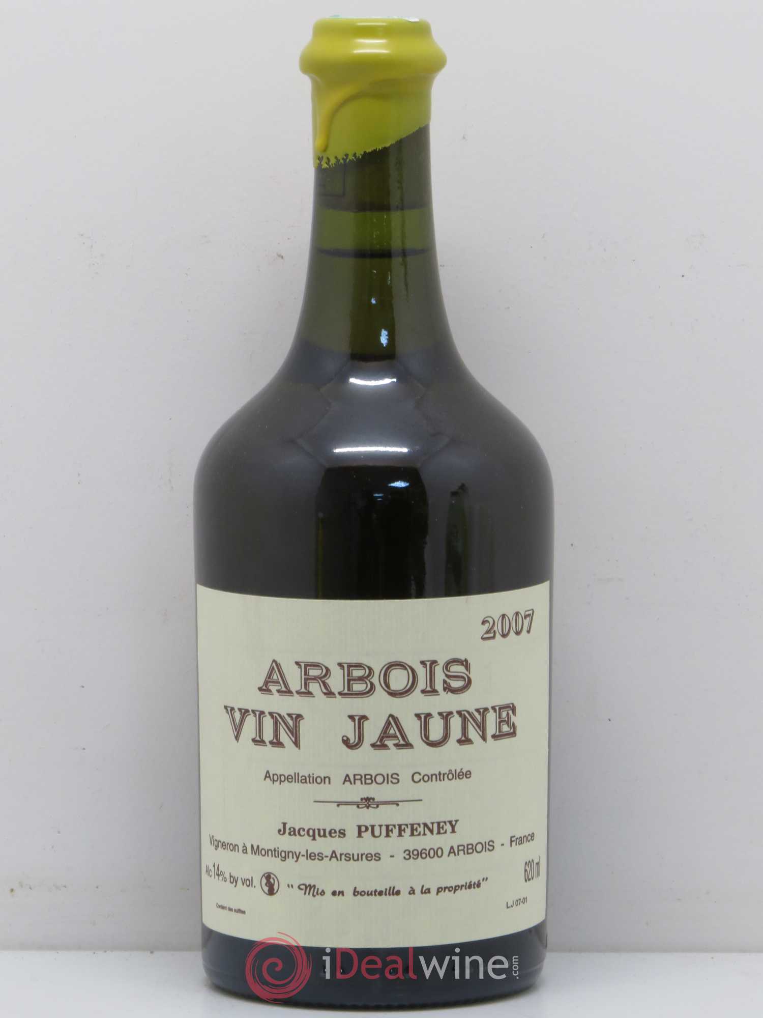 Arbois Vin Jaune Puffeney 2007 - Lot de 1 bouteille - 0