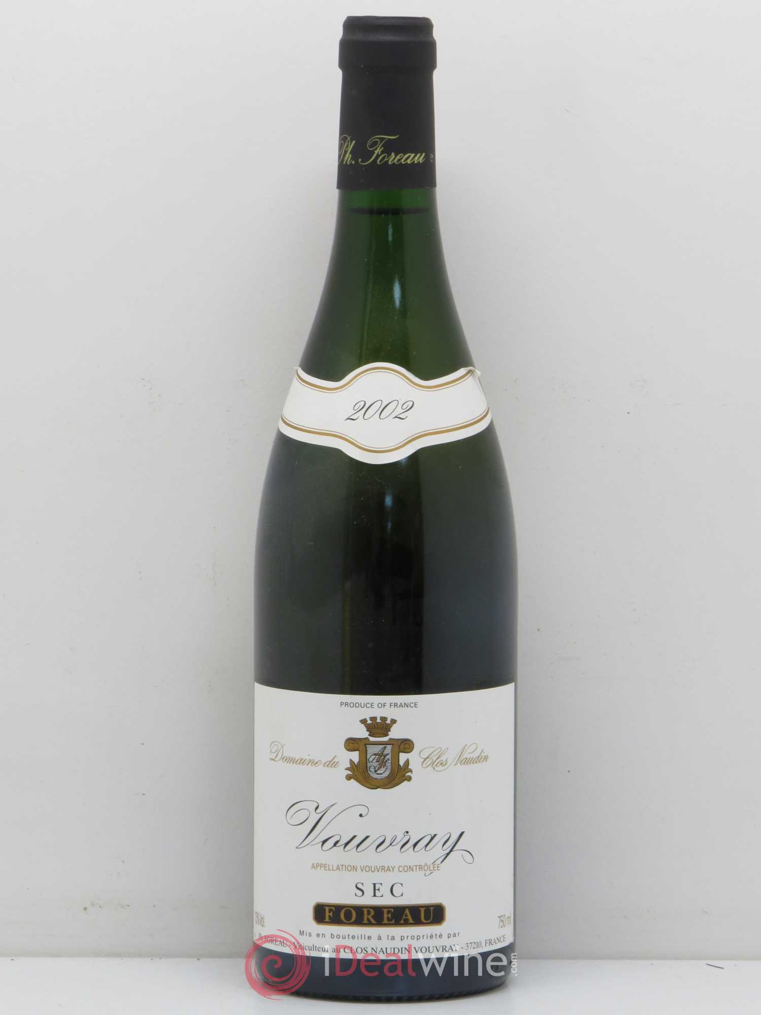 Vouvray Sec Clos Naudin - Philippe Foreau 2002 - Lot de 1 bouteille - 0