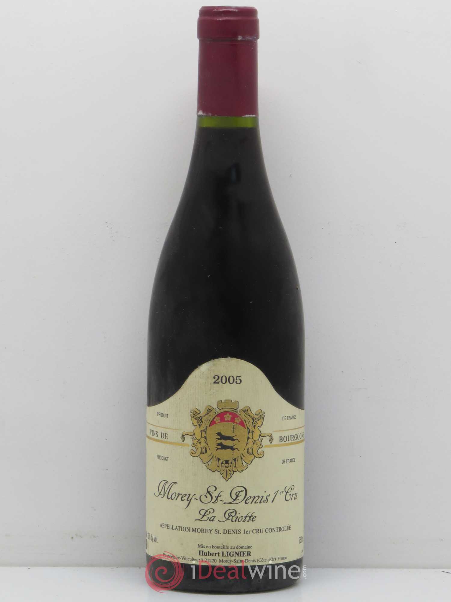 Morey-Saint-Denis 1er Cru La Riotte Hubert Lignier (Domaine) 2005 - Lot de 1 bouteille - 0