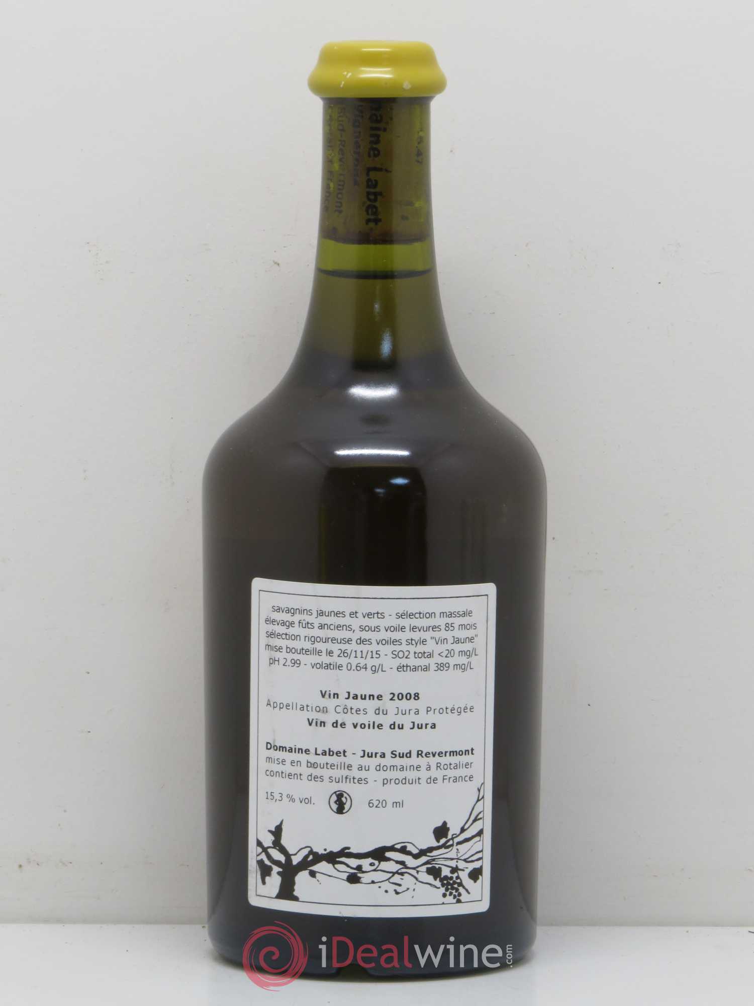 Arbois Vin Jaune Labet 2008 - Posten von 1 Flasche - 1