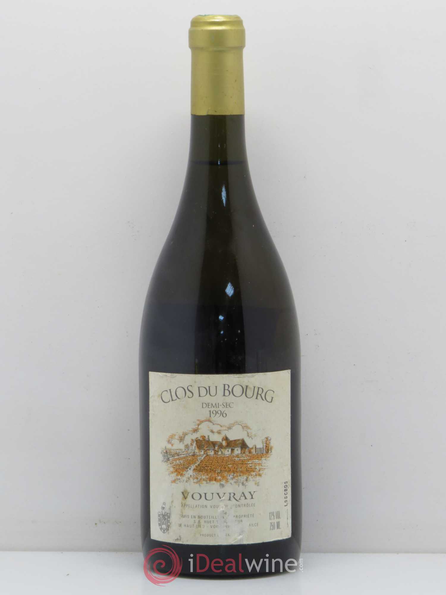 Vouvray Clos du Bourg Moelleux Domaine Huet 1996 - Lotto di 1 bottiglia - 0