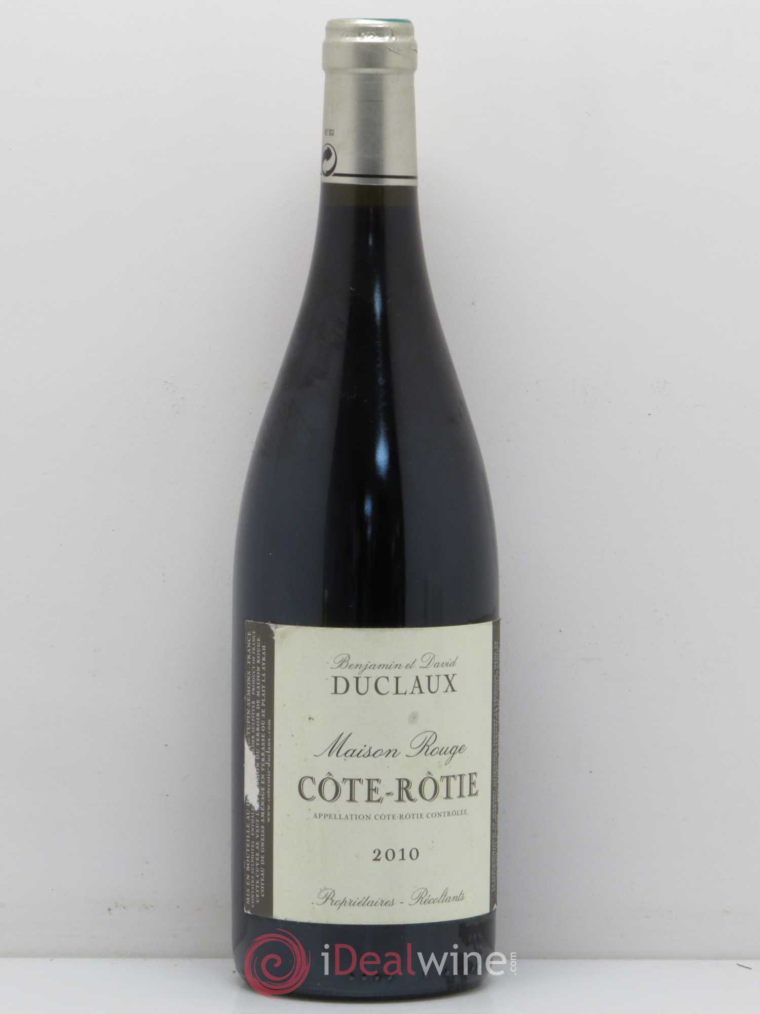 Côte-Rôtie Maison Rouge Domaine Duclaux 2010 - Lot de 1 bouteille - 0