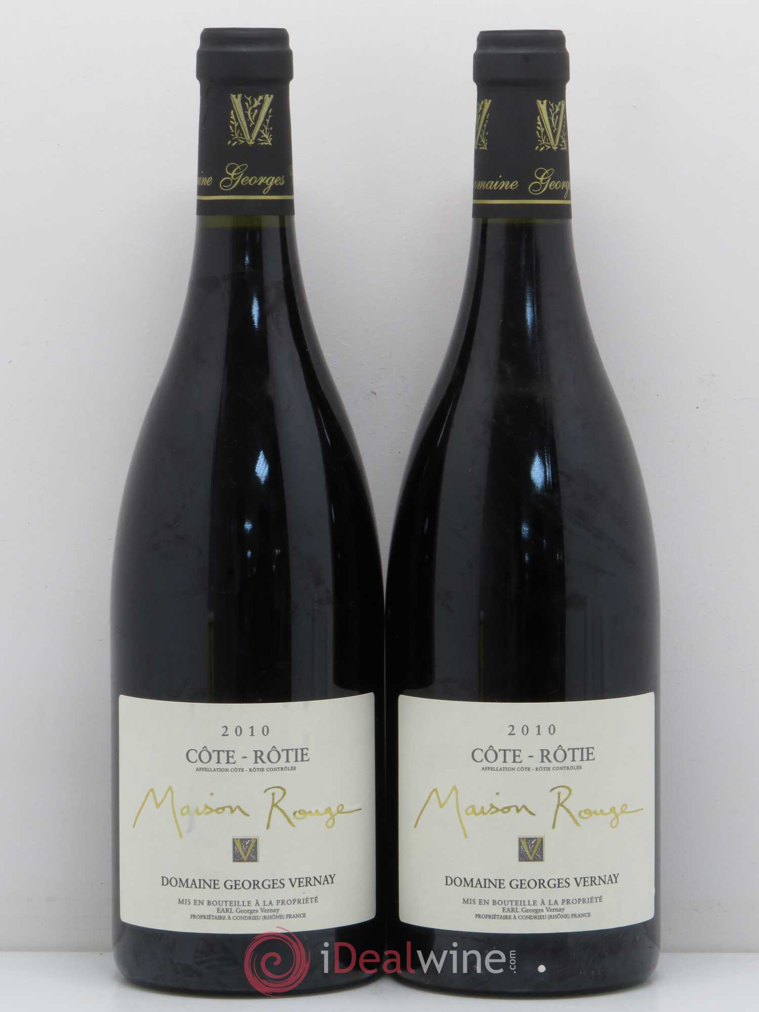 Côte-Rôtie Maison Rouge Georges Vernay 2010 - Lot de 2 bouteilles - 0