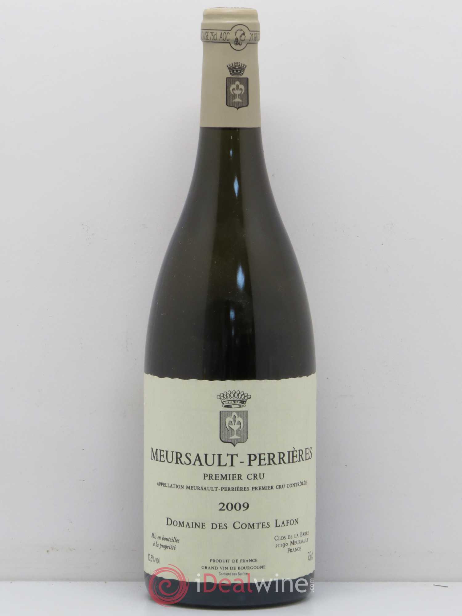 Meursault 1er Cru Perrières Comtes Lafon (Domaine des) 2009 - Lot de 1 bouteille - 0
