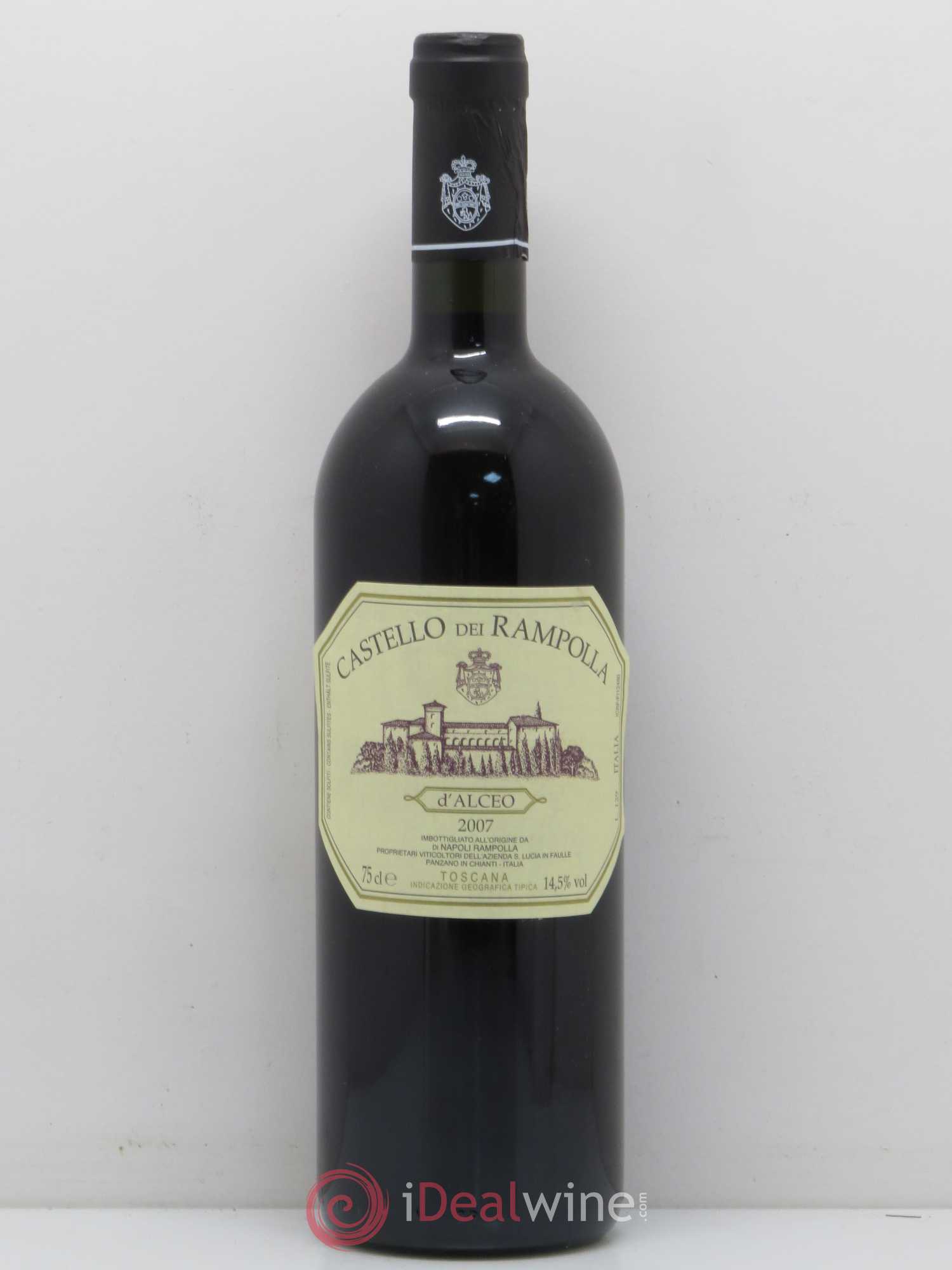 Toscana IGT Vigna D'alceo Castello dei Rampolla 2007 - Lot de 1 bouteille - 0