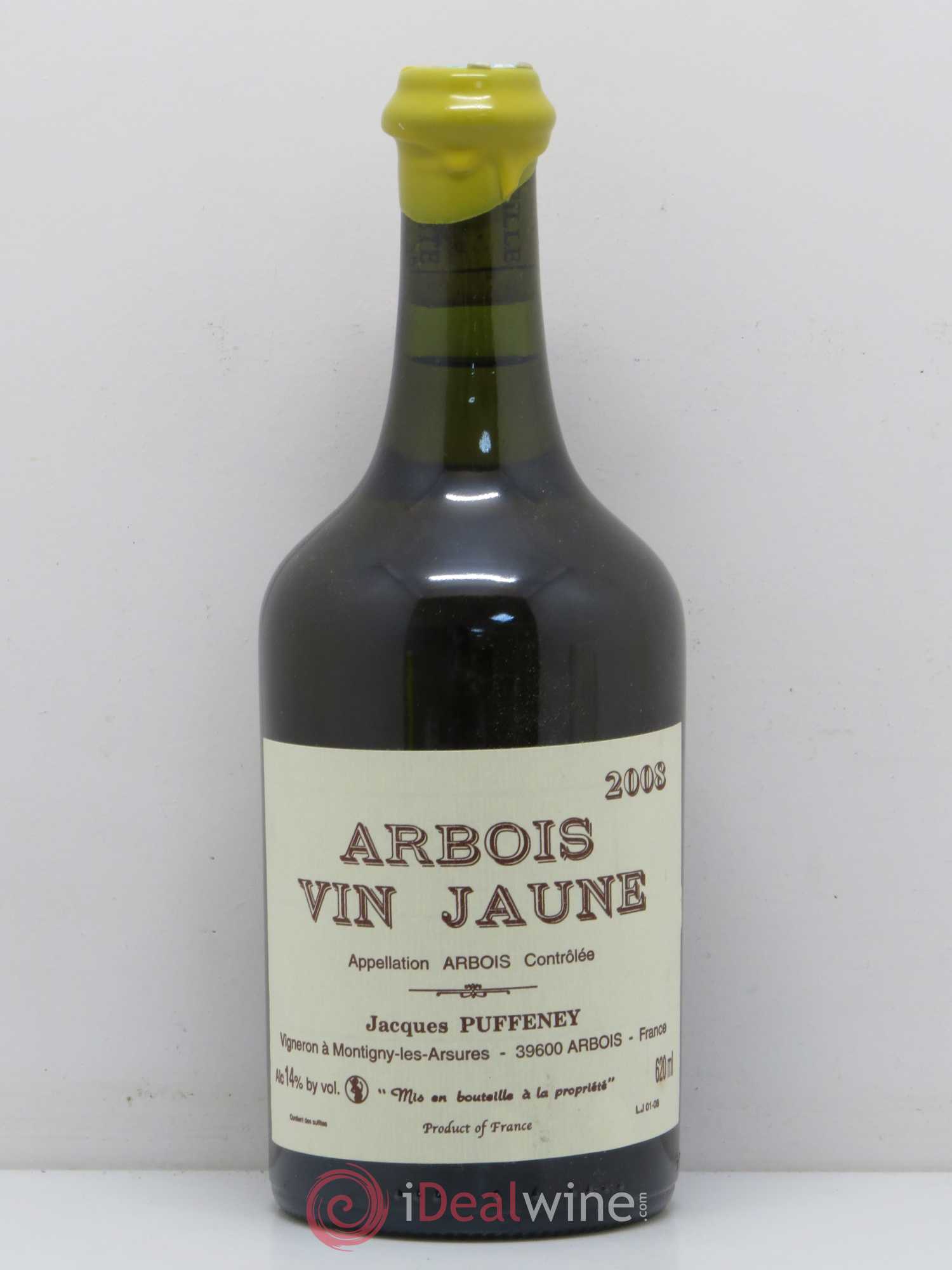 Arbois Vin Jaune Puffeney 2008 - Lot de 1 bouteille - 0
