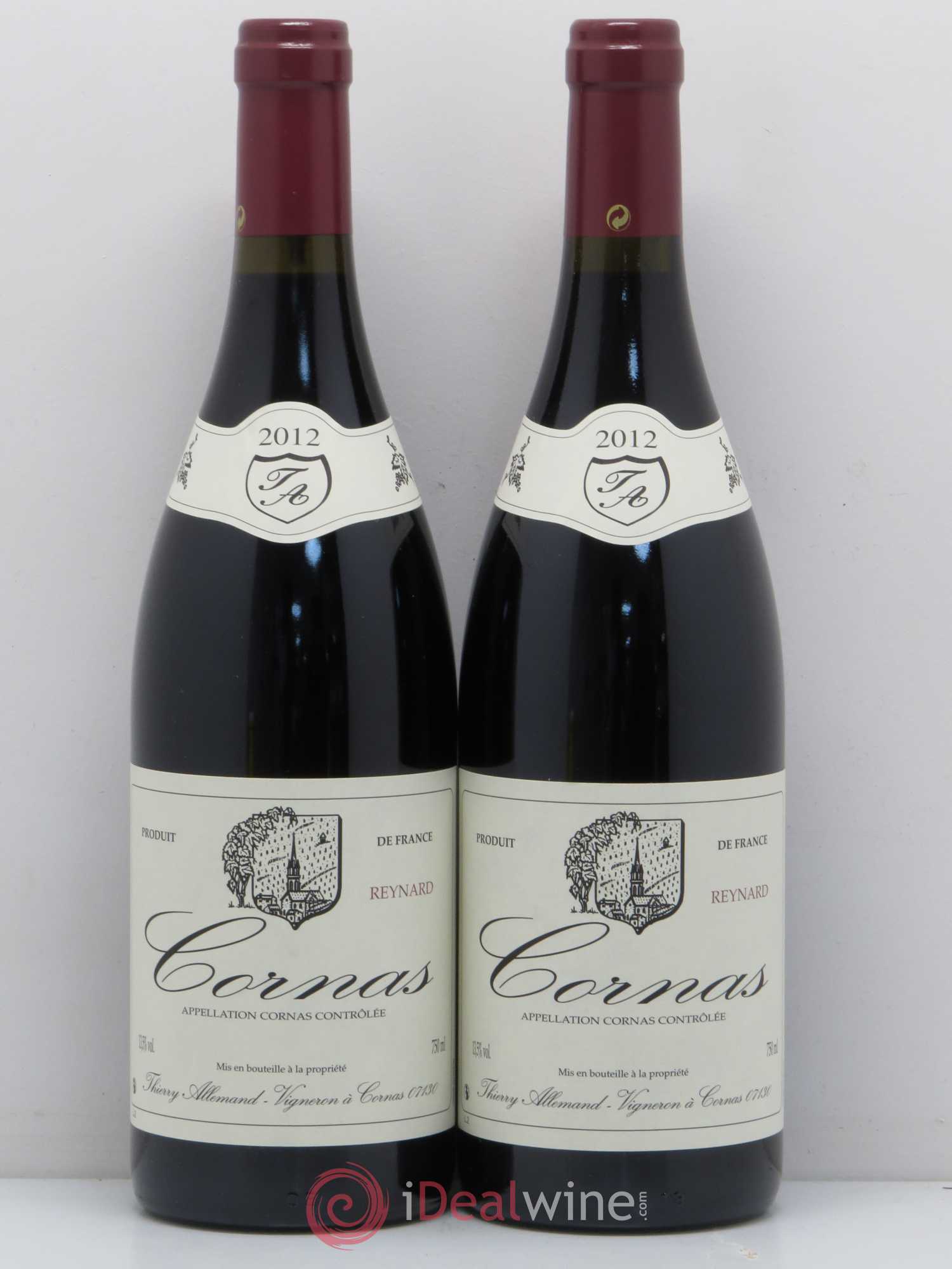 Cornas Reynard Thierry Allemand 2012 - Lot de 2 bouteilles - 0