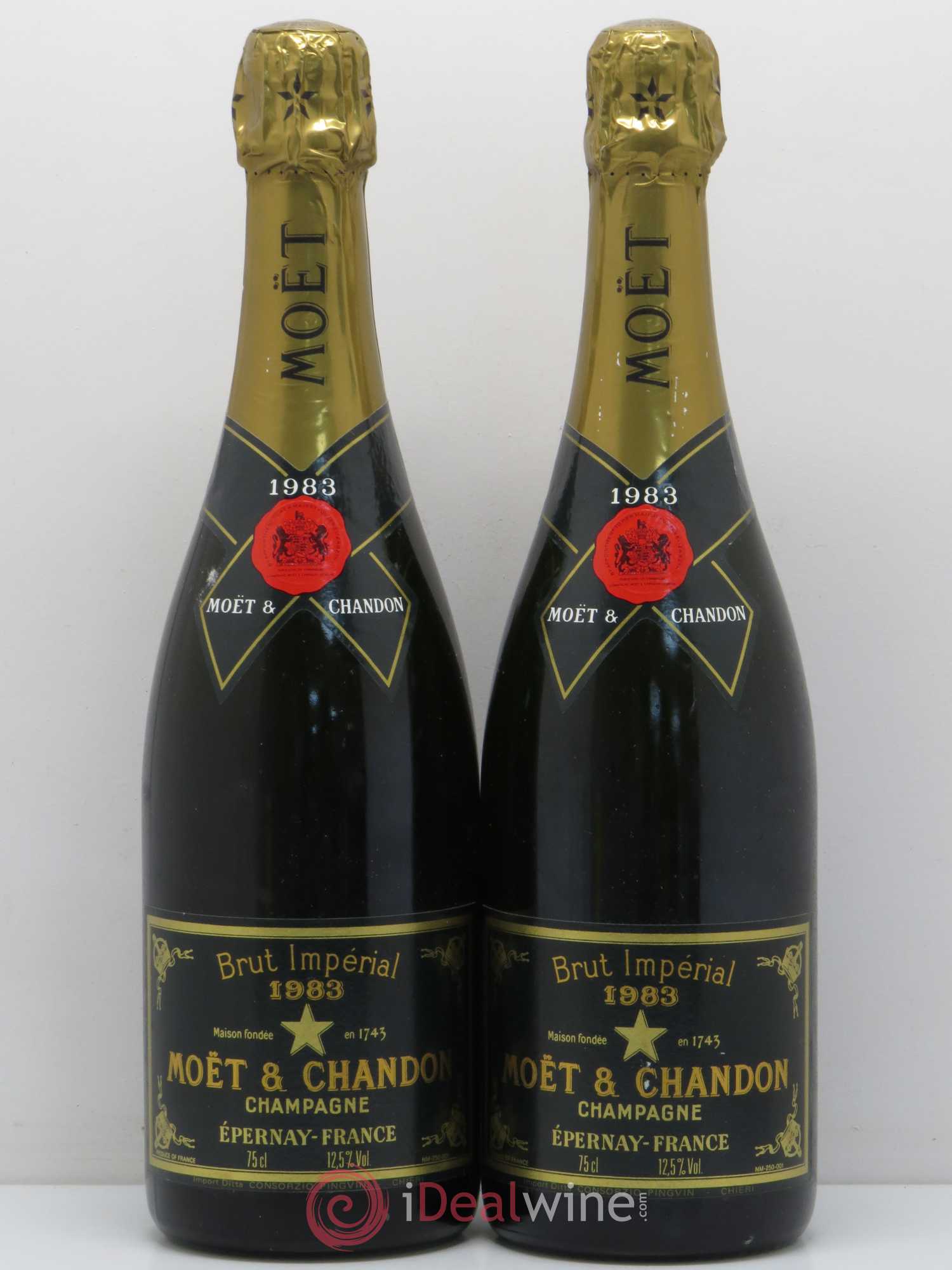 Impérial Brut Moët et Chandon 1983 - Lot de 2 bouteilles - 0