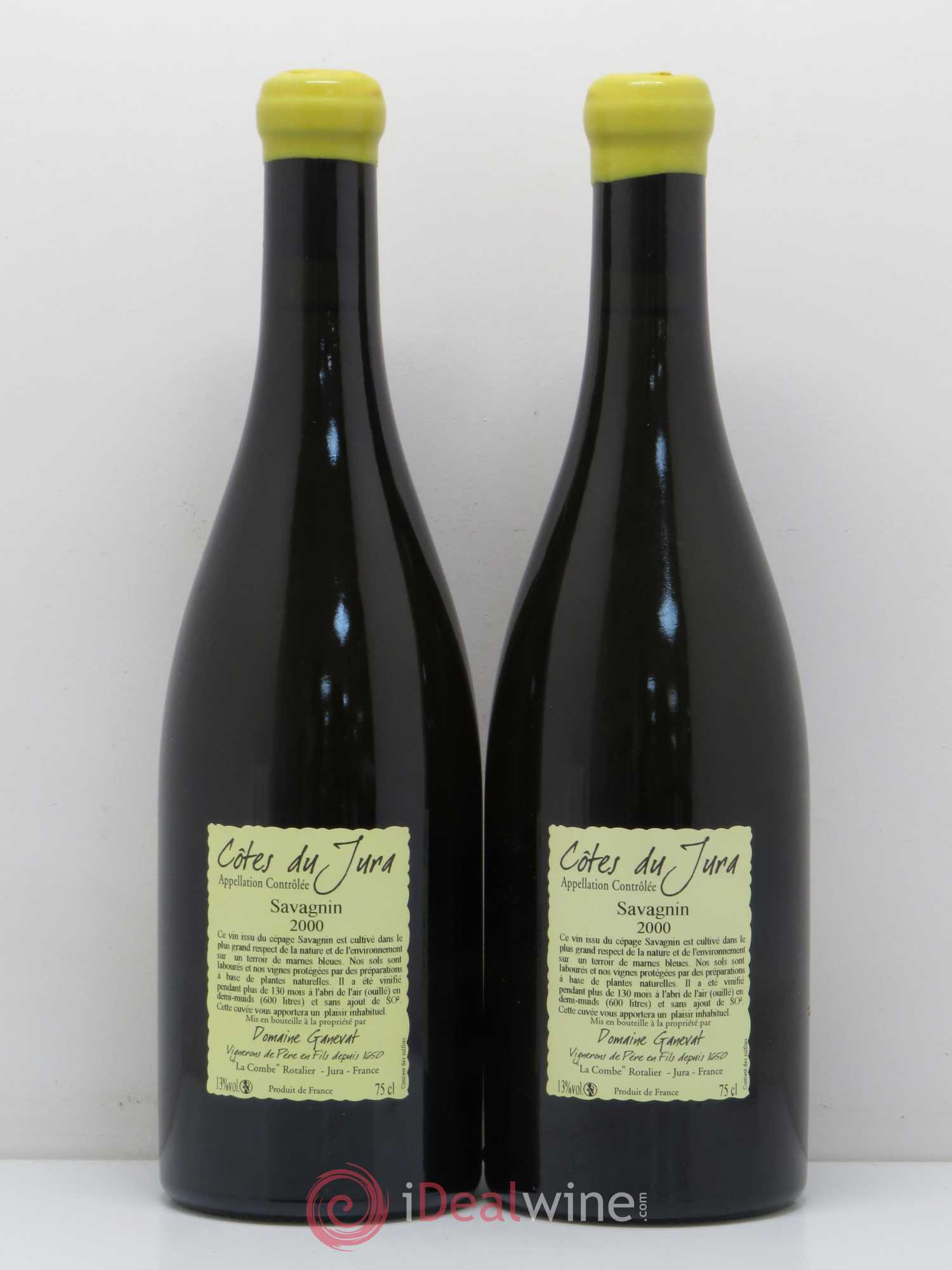 Côtes du Jura Les Vignes de mon Père Jean-François Ganevat (Domaine) 2000 - Lot de 2 bouteilles - 1